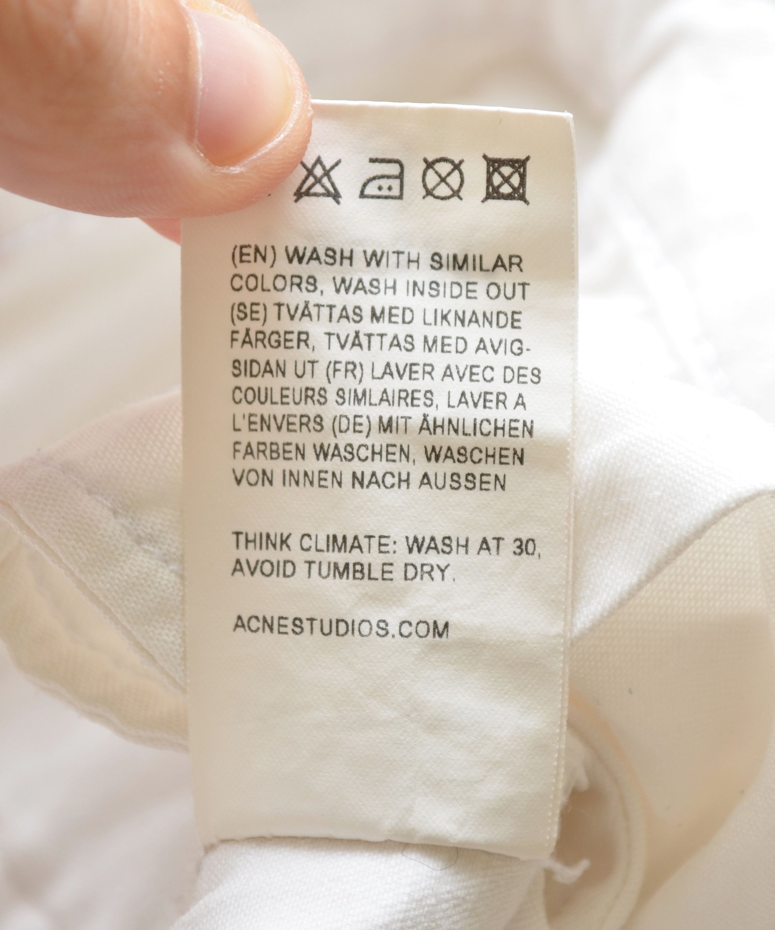 Acne Studios ACNE STUDIOS Skin 5 Optic White Size 26/34 Denim Jeans Size 26" / US 2 / IT 38 - 11 Thumbnail