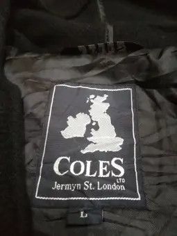 Japanese Brand ITALIAN FABRIC COLES WINTER DUFFLE COAT Size US L / EU 52-54 / 3 - 11 Thumbnail