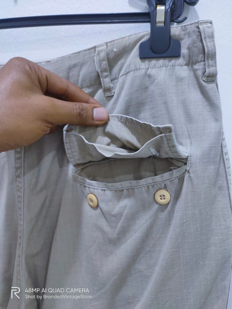Mountain Khakis Vintage FREAK NYC Classic Model Khaki DoubleKnee Cargo Pant Size US 34 / EU 50 - 14 Thumbnail
