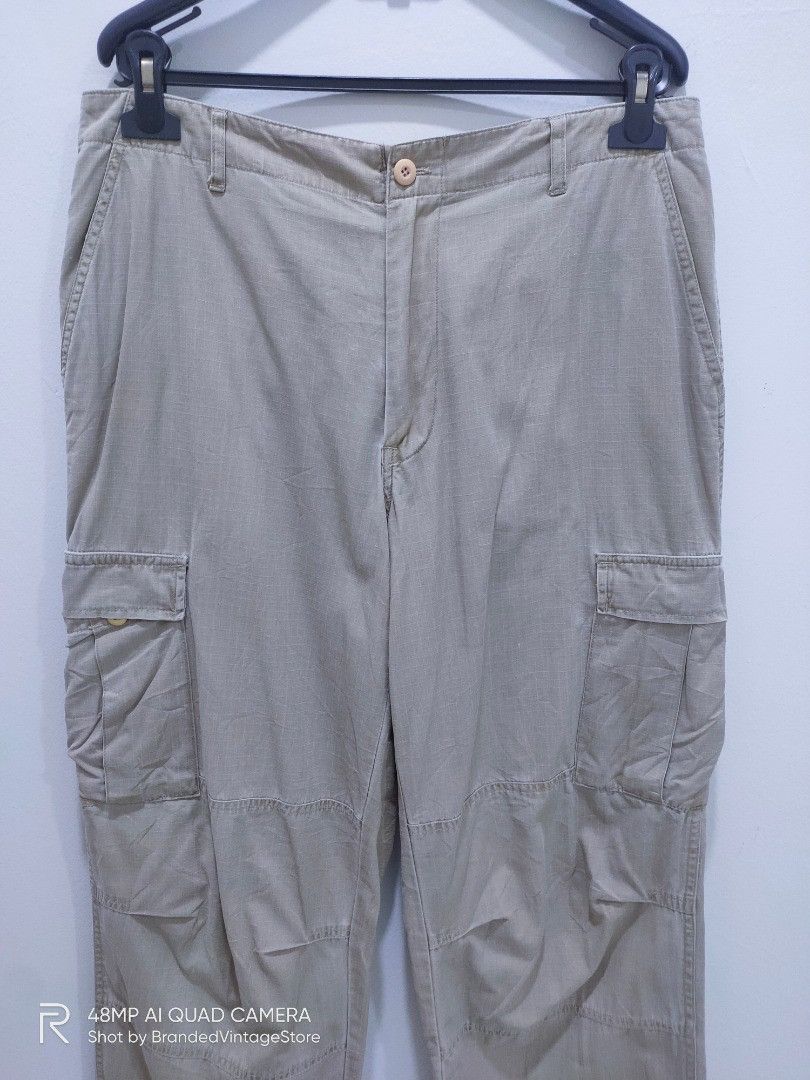 Mountain Khakis Vintage FREAK NYC Classic Model Khaki DoubleKnee Cargo Pant Size US 34 / EU 50 - 6 Thumbnail