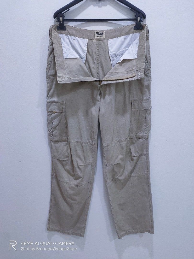 Mountain Khakis Vintage FREAK NYC Classic Model Khaki DoubleKnee Cargo Pant Size US 34 / EU 50 - 5 Thumbnail