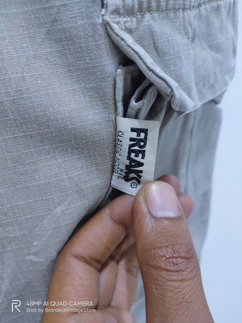 Mountain Khakis Vintage FREAK NYC Classic Model Khaki DoubleKnee Cargo Pant Size US 34 / EU 50 - 16 Thumbnail