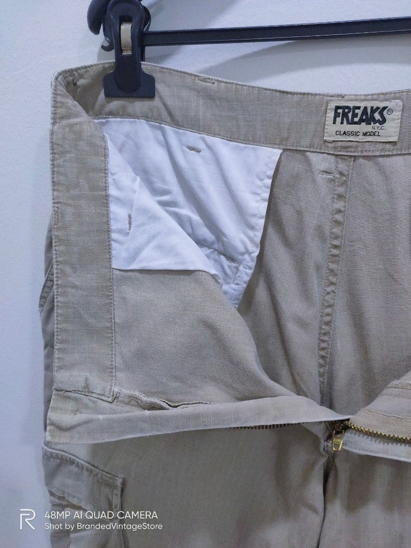 Mountain Khakis Vintage FREAK NYC Classic Model Khaki DoubleKnee Cargo Pant Size US 34 / EU 50 - 20 Thumbnail