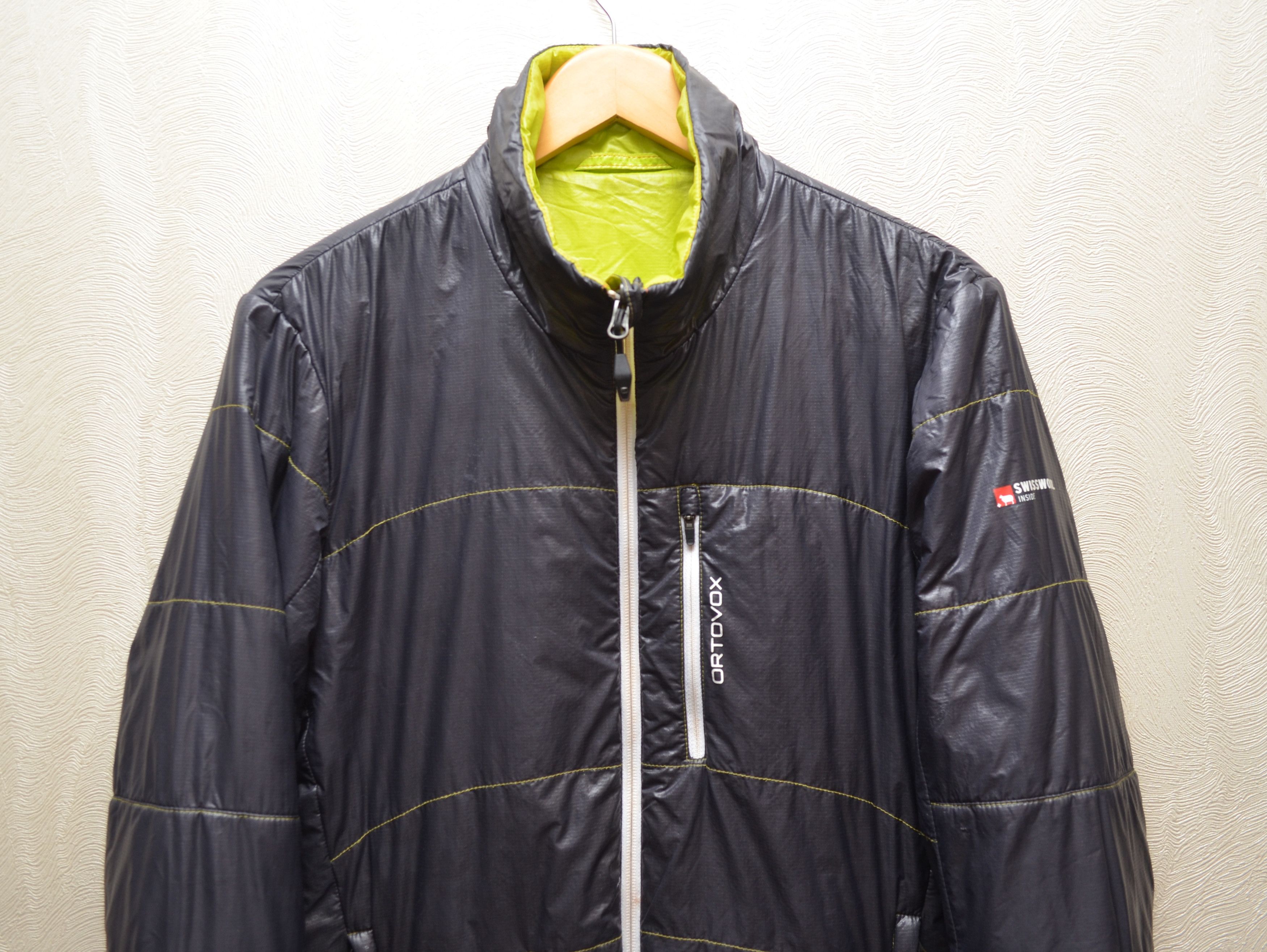 ORTOVOX Ortovox Swisswool Insulated Reversible Black Lime Jacket S Size US S / EU 44-46 / 1 - 2 Thumbnail