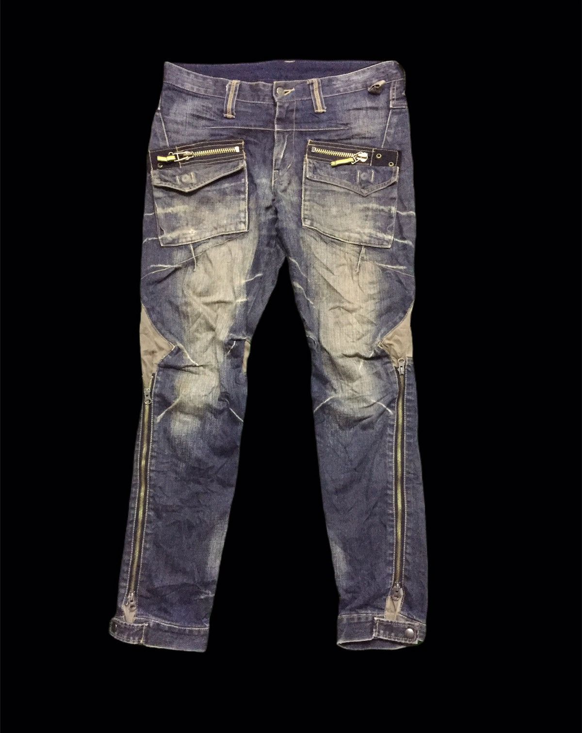 Japanese Brand × PPFM PPFM Multipocket Zippers Denim W33 Size US 33 - 1 Thumbnail