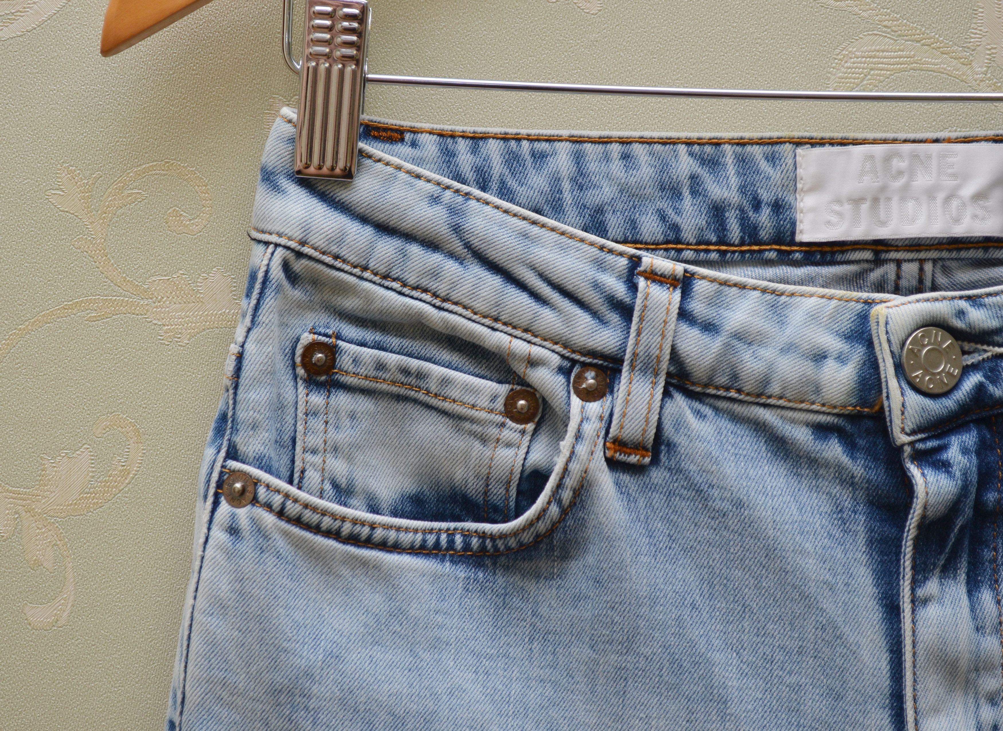 Acne Studios ACNE STUDIOS Flex S Silver Vint White Blue Size 27/32 Jeans Size 27" / US 4 / IT 40 - 3 Thumbnail