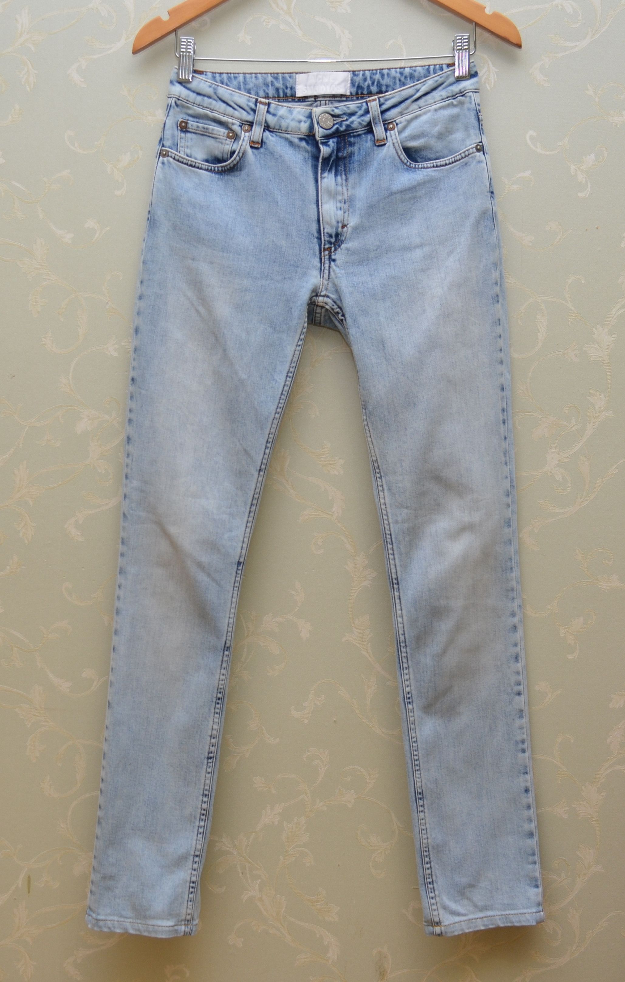 Acne Studios ACNE STUDIOS Flex S Silver Vint White Blue Size 27/32 Jeans Size 27" / US 4 / IT 40 - 1 Thumbnail
