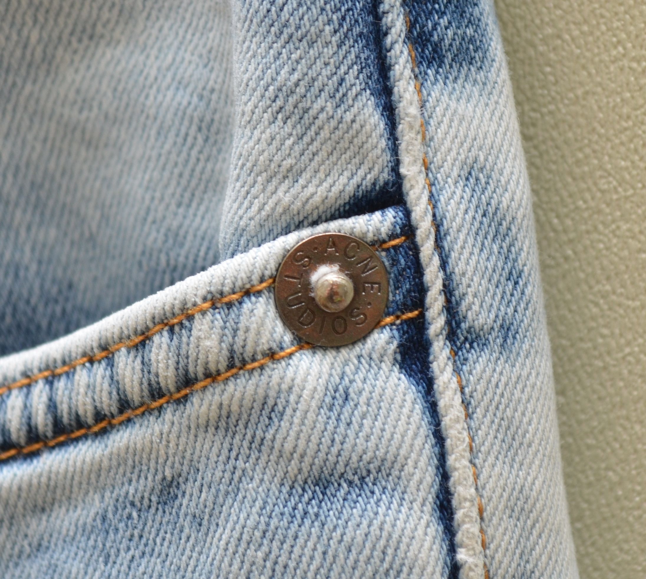 Acne Studios ACNE STUDIOS Flex S Silver Vint White Blue Size 27/32 Jeans Size 27" / US 4 / IT 40 - 6 Thumbnail
