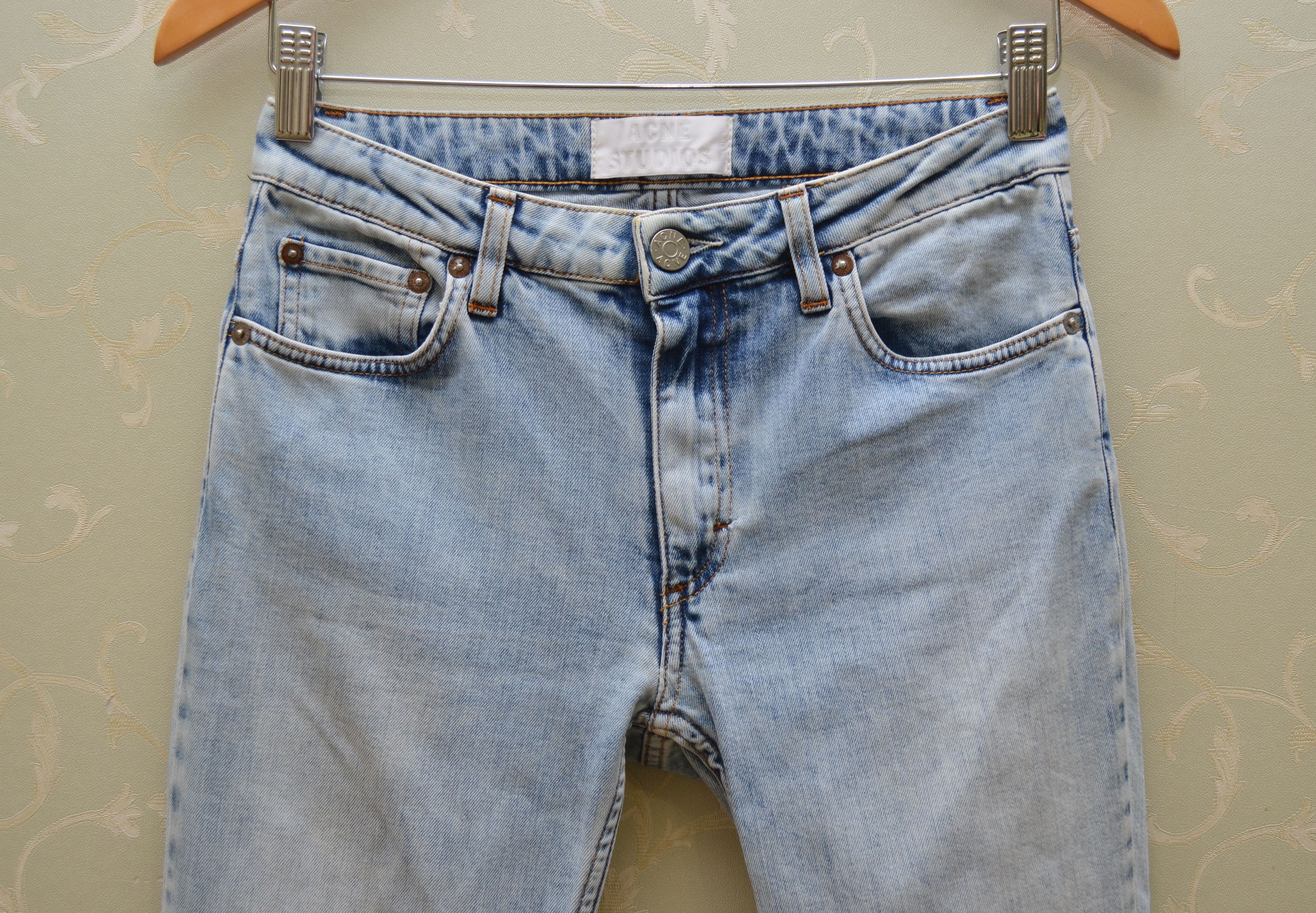 Acne Studios ACNE STUDIOS Flex S Silver Vint White Blue Size 27/32 Jeans Size 27" / US 4 / IT 40 - 2 Thumbnail