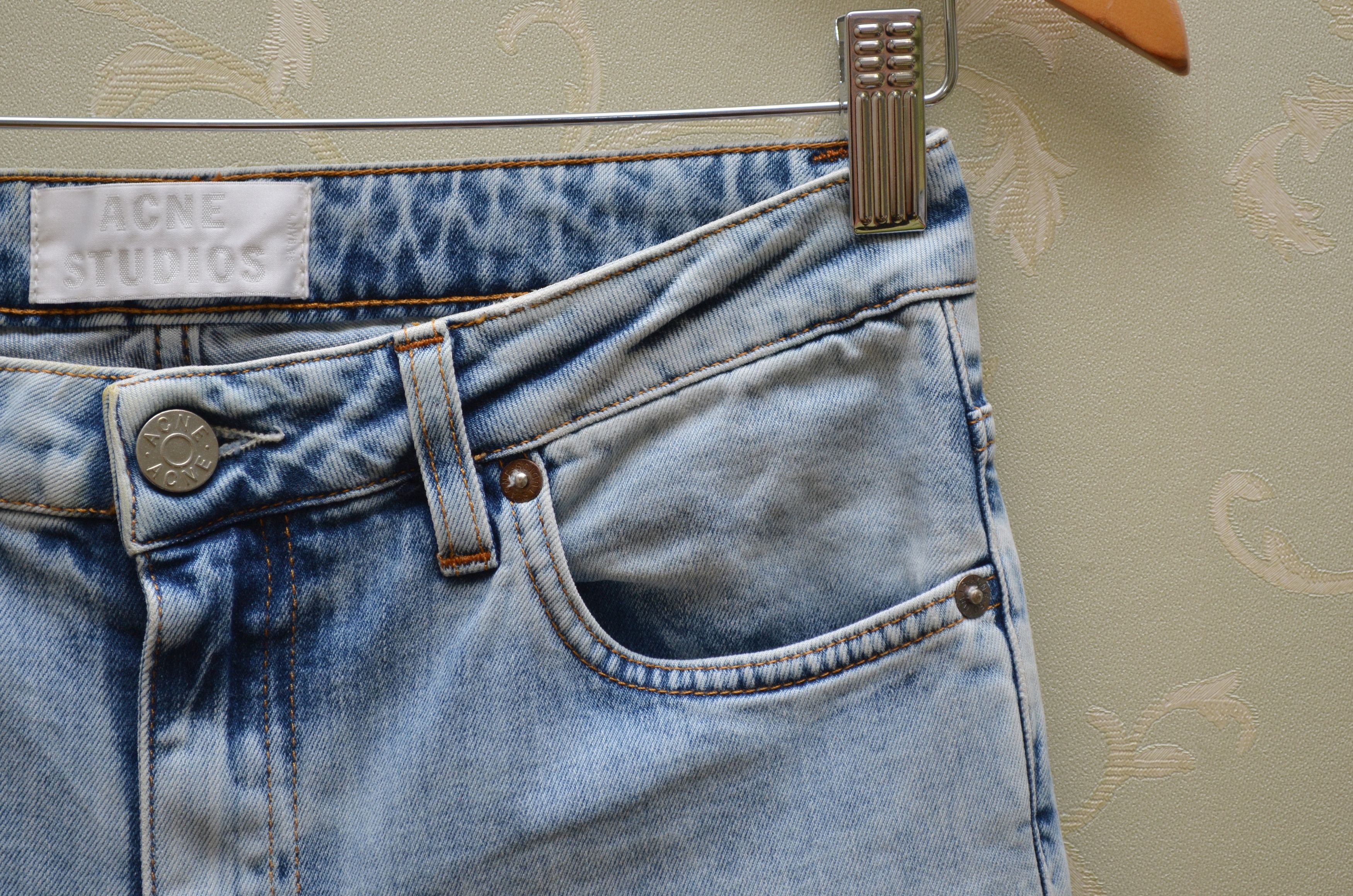 Acne Studios ACNE STUDIOS Flex S Silver Vint White Blue Size 27/32 Jeans Size 27" / US 4 / IT 40 - 4 Thumbnail