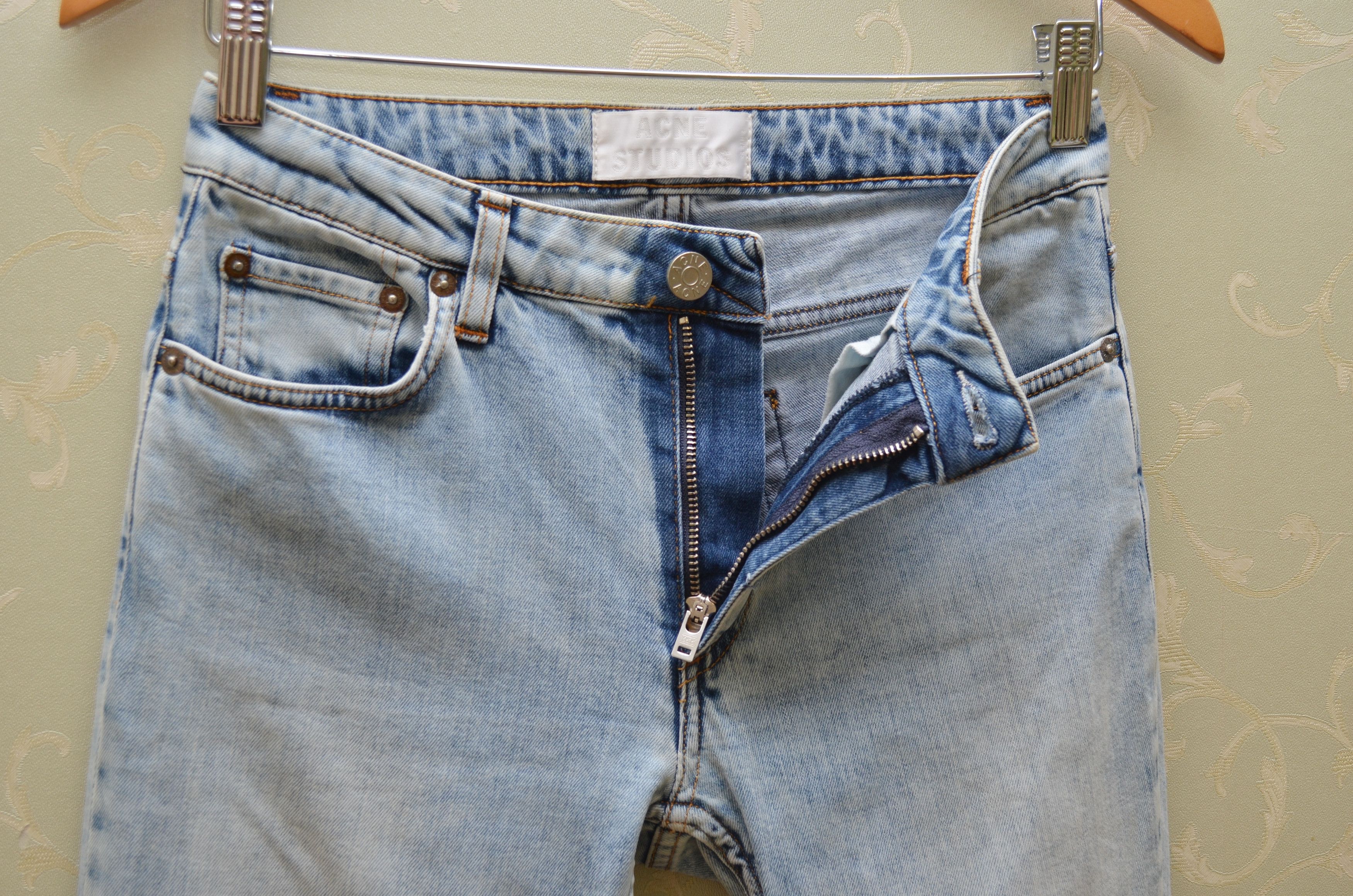 Acne Studios ACNE STUDIOS Flex S Silver Vint White Blue Size 27/32 Jeans Size 27" / US 4 / IT 40 - 7 Thumbnail