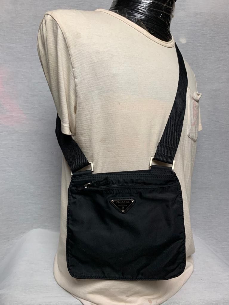 Prada Prada Tessuto Nyalon Crosbody Shoulder Mini Bag Size ONE SIZE - 13 Thumbnail