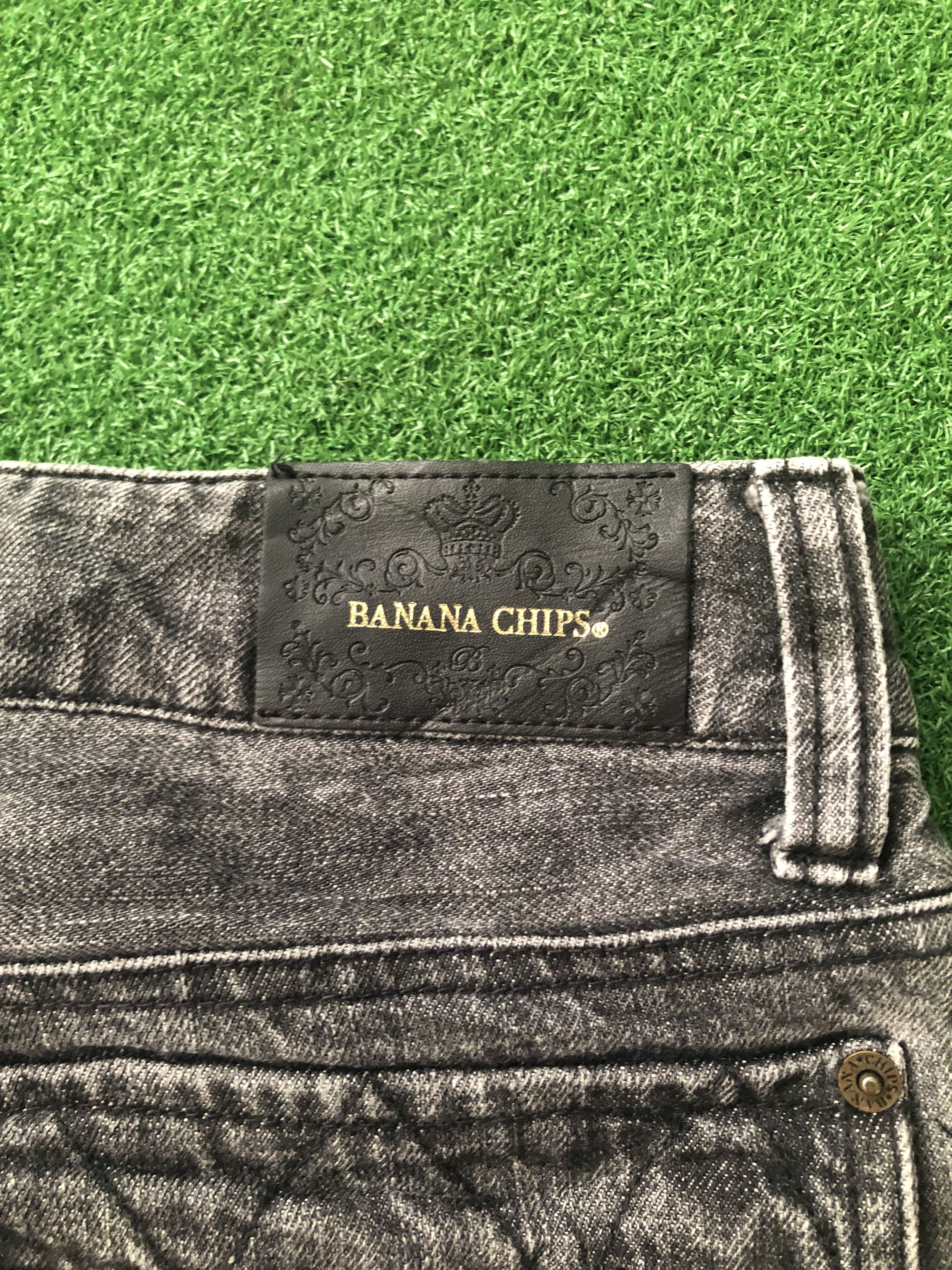 Japanese Brand Vintage Banana Chips Distrssed Patchwork Denim Size US 30 / EU 46 - 9 Thumbnail