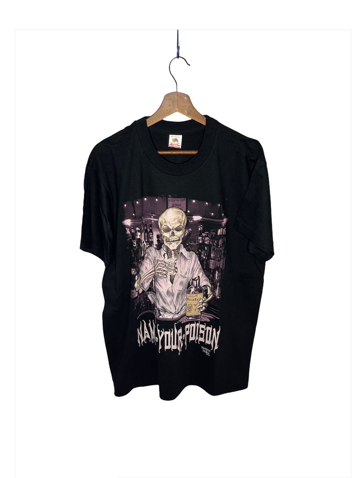 Vintage 90s Fashion Victim Name Your Poison Tee