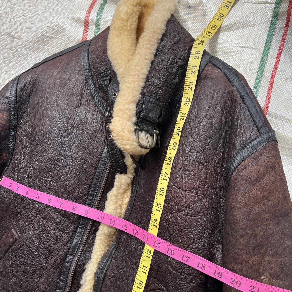 Vintage Resident Evil B3 SheepSkin Leather Coat Jacket Japan Size US M / EU 48-50 / 2 - 4 Thumbnail