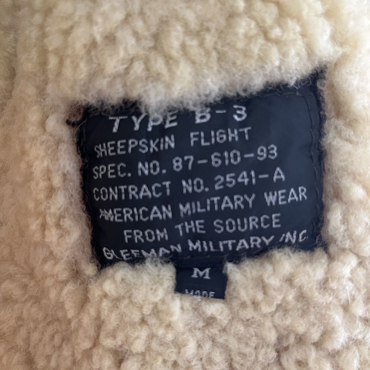 Vintage Resident Evil B3 SheepSkin Leather Coat Jacket Japan Size US M / EU 48-50 / 2 - 7 Thumbnail