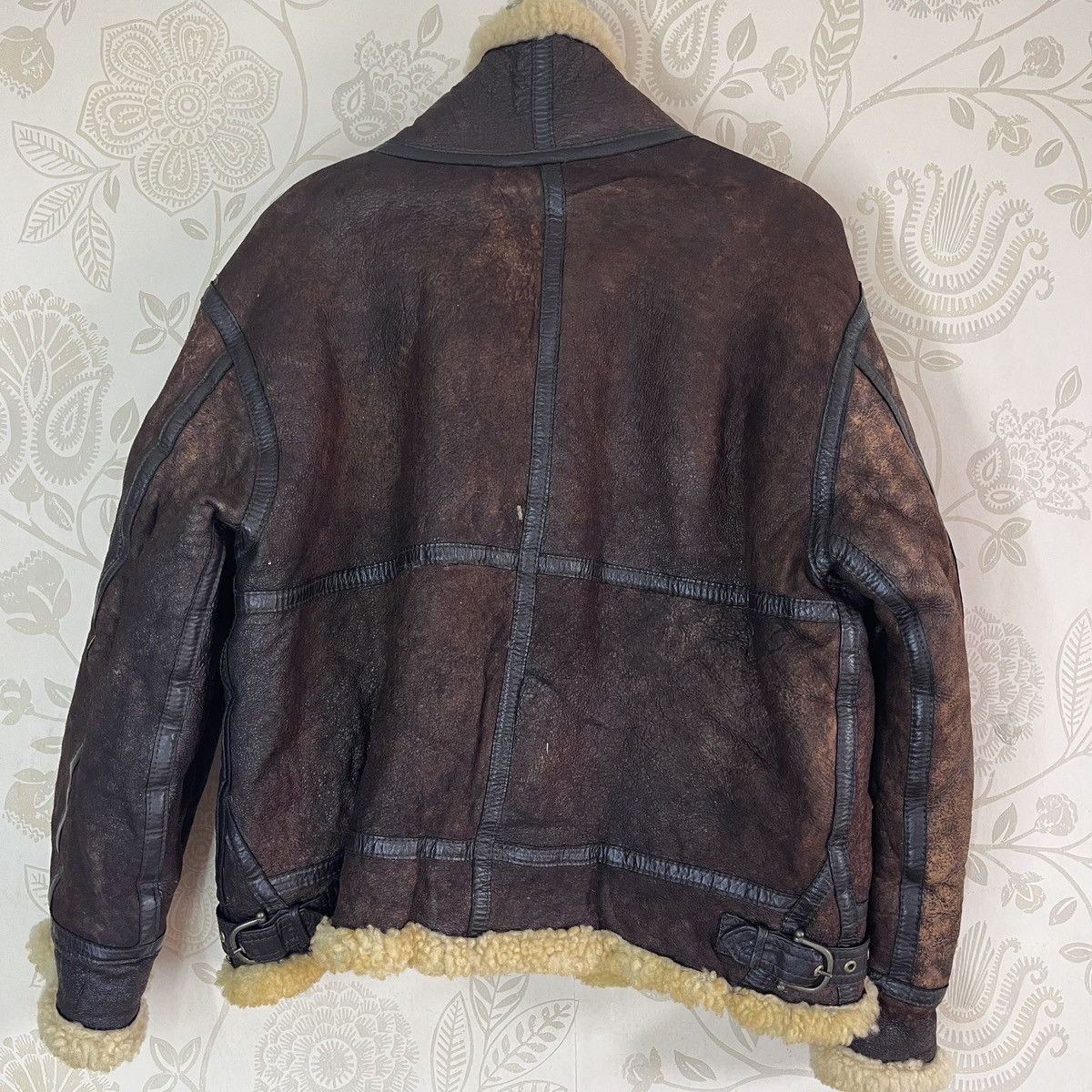 Vintage Resident Evil B3 SheepSkin Leather Coat Jacket Japan Size US M / EU 48-50 / 2 - 3 Thumbnail