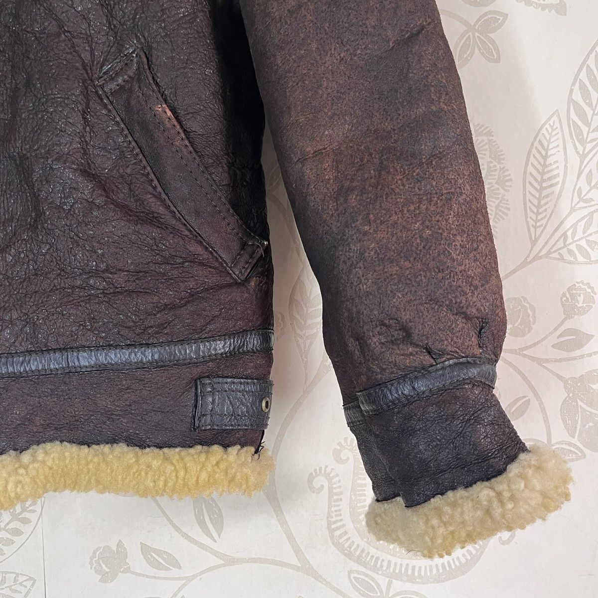 Vintage Resident Evil B3 SheepSkin Leather Coat Jacket Japan Size US M / EU 48-50 / 2 - 8 Thumbnail