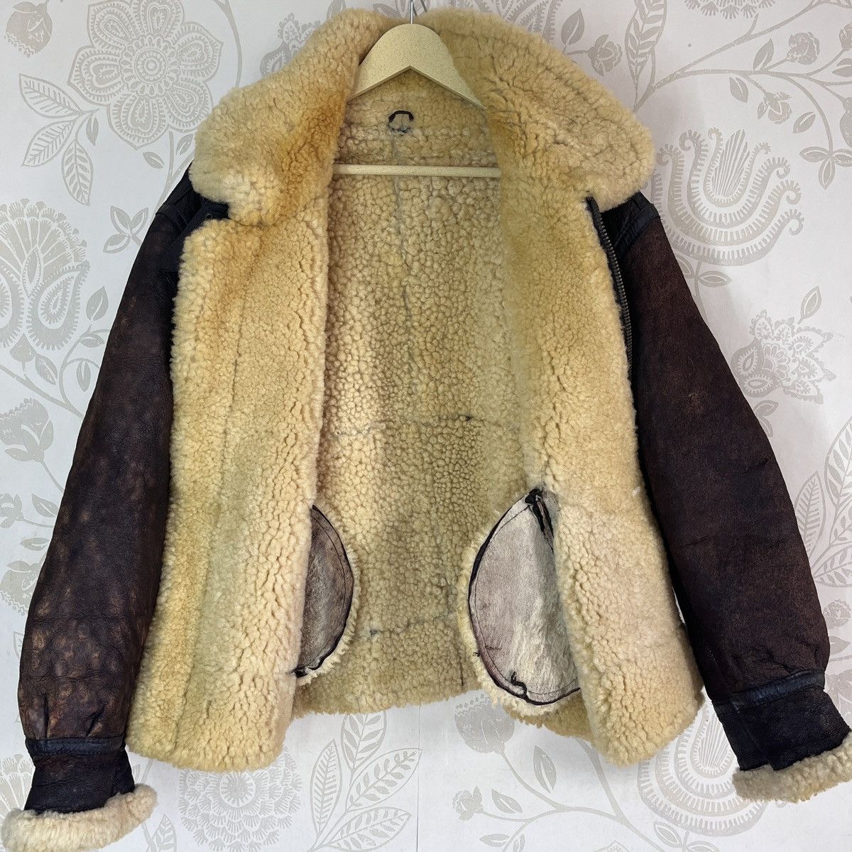 Vintage Resident Evil B3 SheepSkin Leather Coat Jacket Japan Size US M / EU 48-50 / 2 - 18 Thumbnail