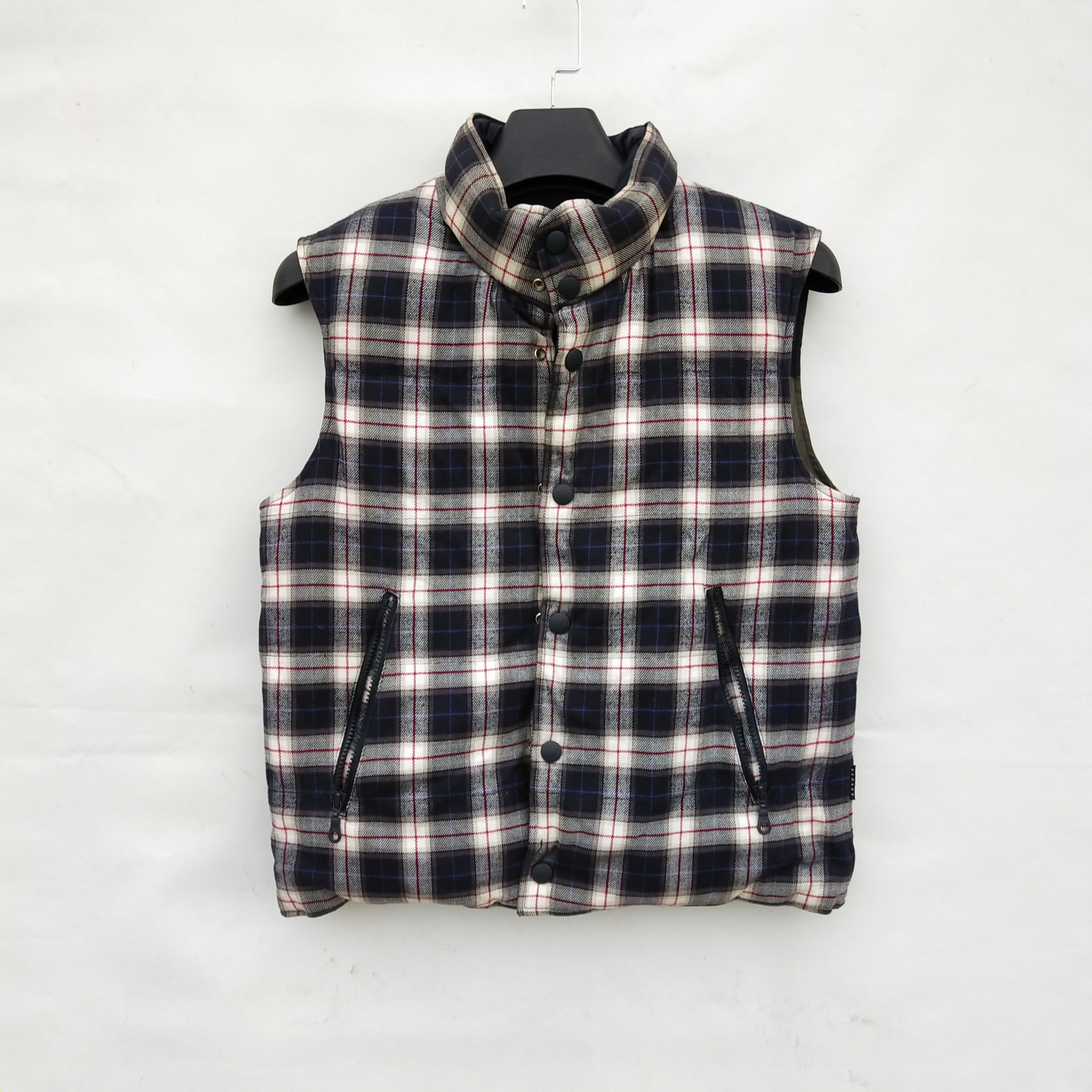 Japanese Brand Sisley Riversible Puffer Vest Big Logo Spellout Size US M / EU 48-50 / 2 - 5 Thumbnail