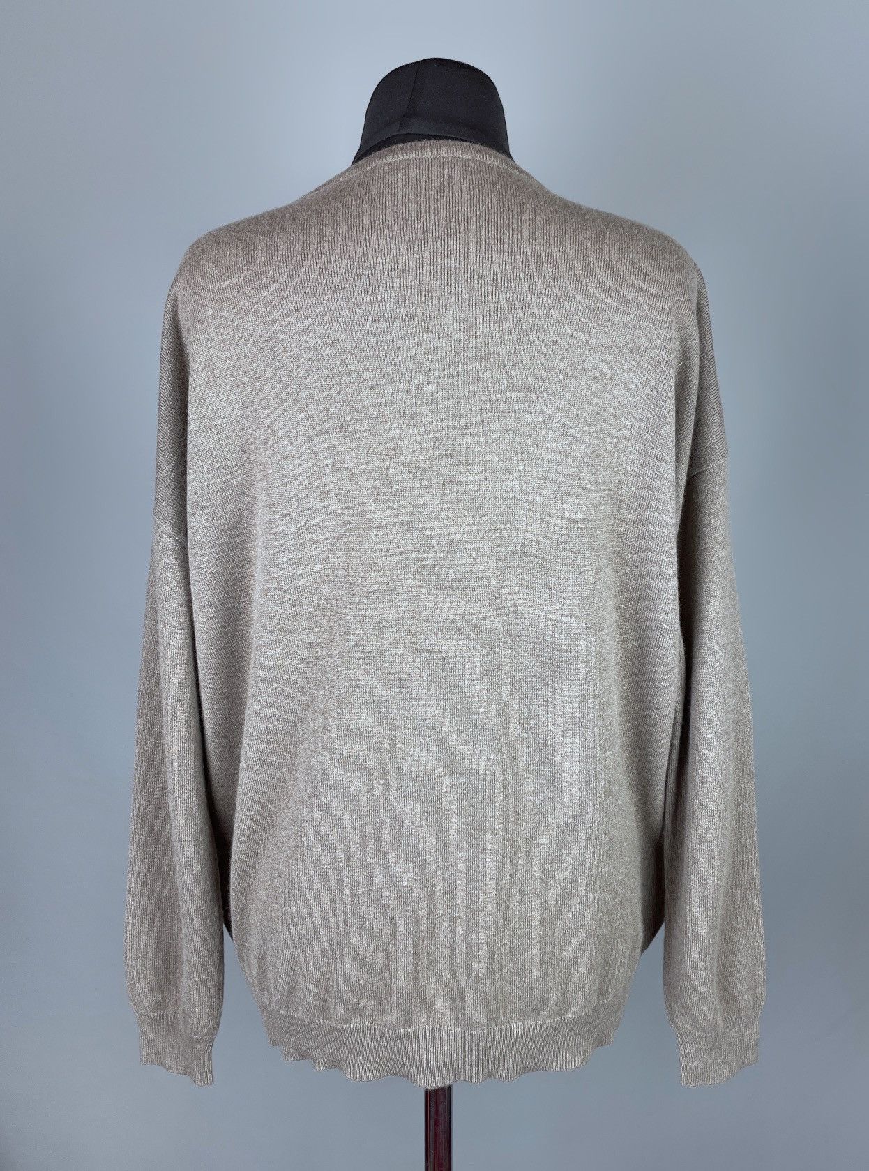 Brunello Cucinelli Brunello Cucinelli Cashmere Wool Keyhole Neck Sweater Size L Size L / US 10 / IT 46 - 7 Thumbnail