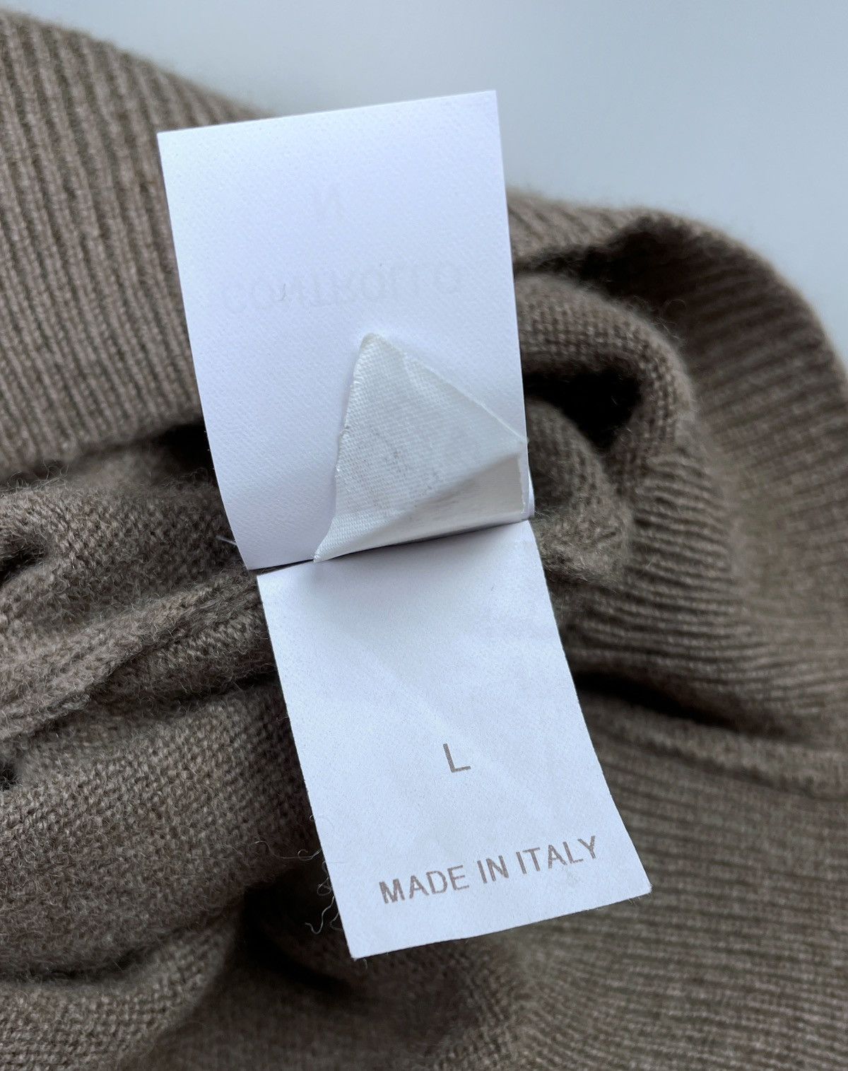 Brunello Cucinelli Brunello Cucinelli Cashmere Wool Keyhole Neck Sweater Size L Size L / US 10 / IT 46 - 18 Thumbnail