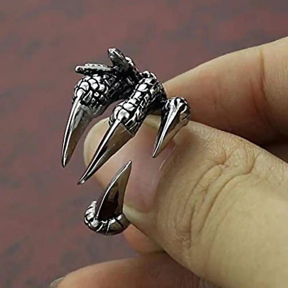 Jewelry Claw Opening Ring Size ONE SIZE - 1 Thumbnail