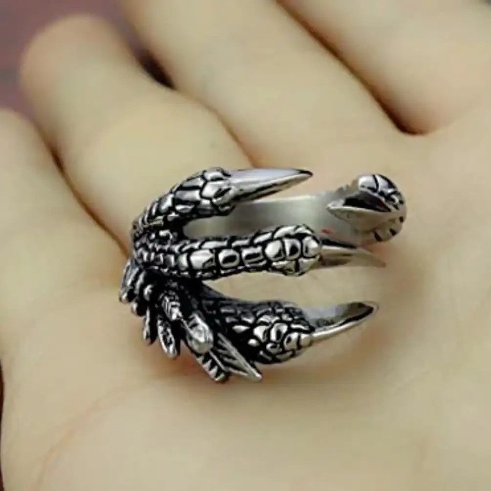 Jewelry Claw Opening Ring Size ONE SIZE - 3 Thumbnail