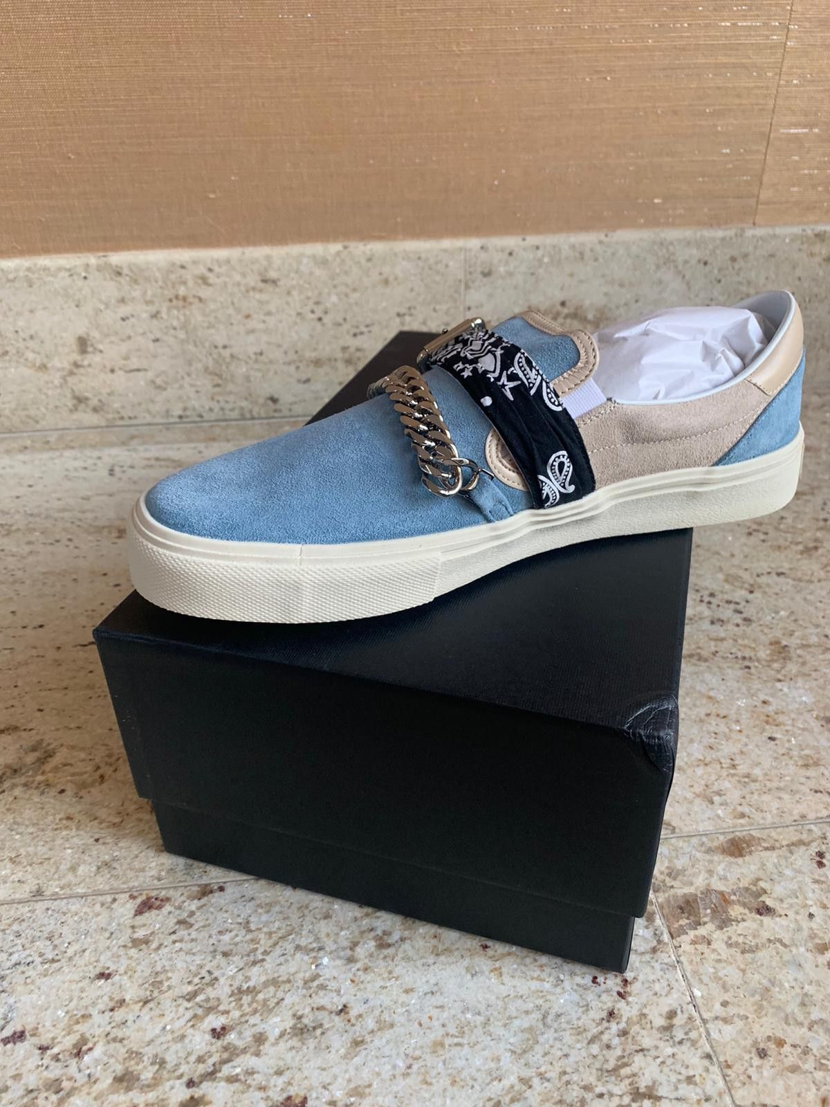 Amiri Bandana Chain Sneakers Size US 13 / EU 46 - 10 Thumbnail