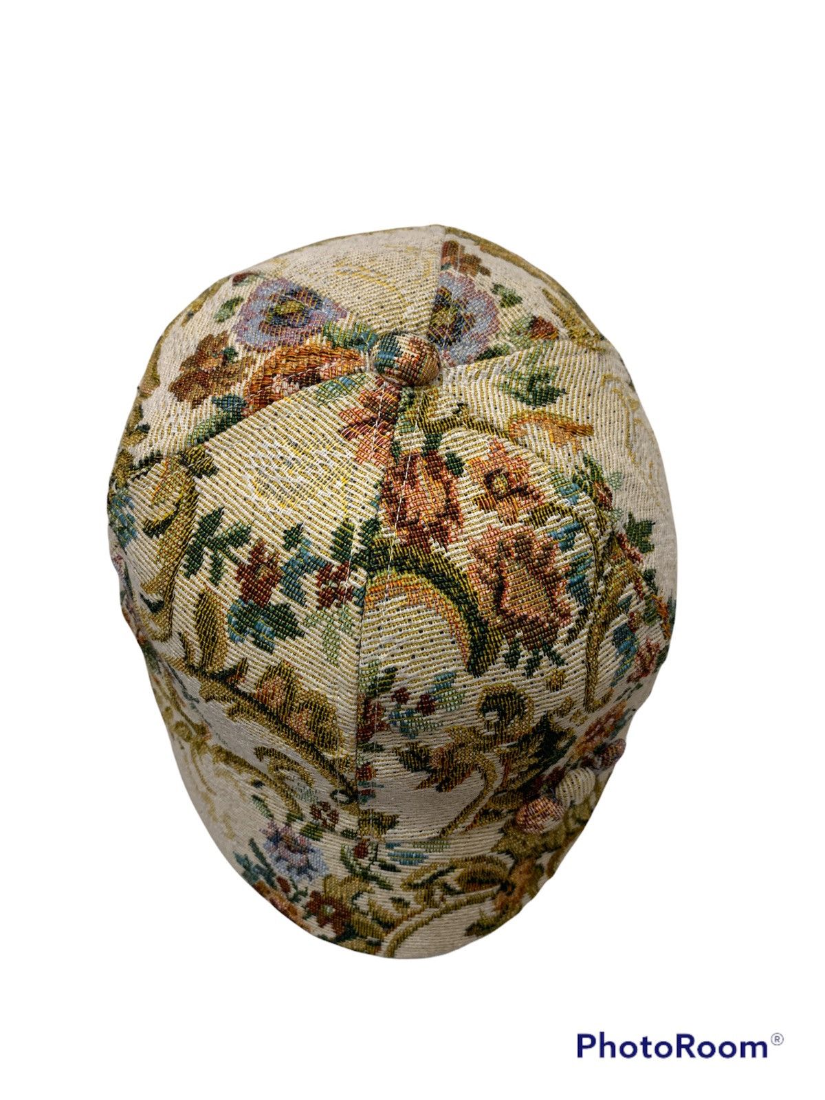 Japanese Brand × Vintage KURIHARA TAPESTRY UPHOLSTERY CAP HAT Size ONE SIZE - 5 Thumbnail