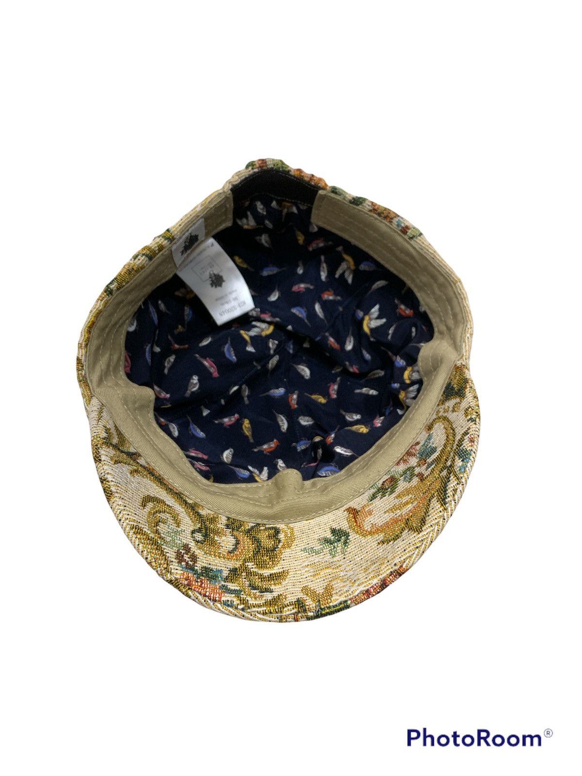 Japanese Brand × Vintage KURIHARA TAPESTRY UPHOLSTERY CAP HAT Size ONE SIZE - 6 Thumbnail