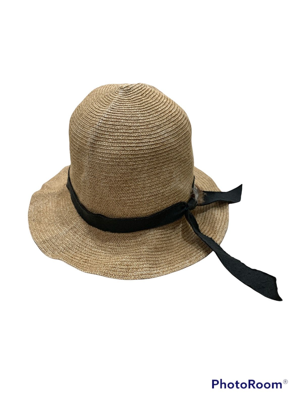 image of Howl Ca4La Straw Bucket Hat in Beige, Men's