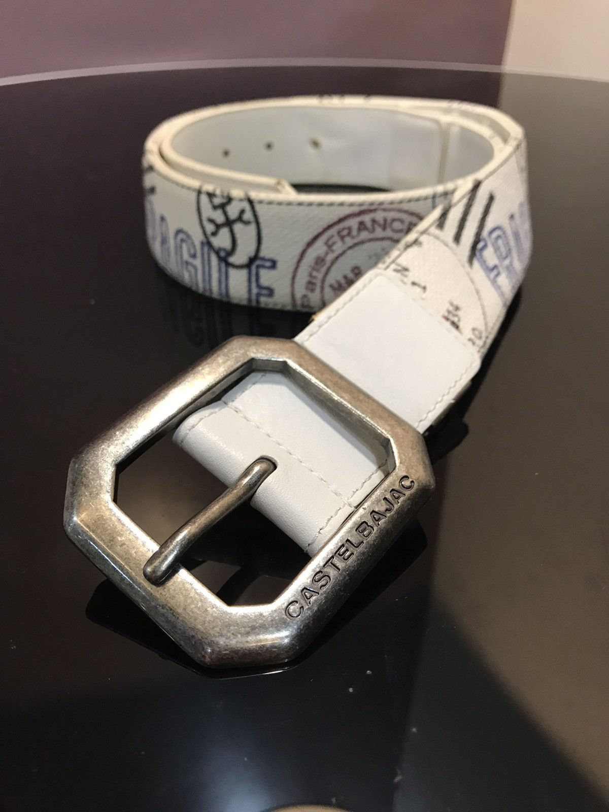 Jean Charles De Castelbajac AUTHENTIC JC DE CASTELBAJAC LEATHER AND FABRIC BELT 31”-35” Size ONE SIZE - 1 Thumbnail