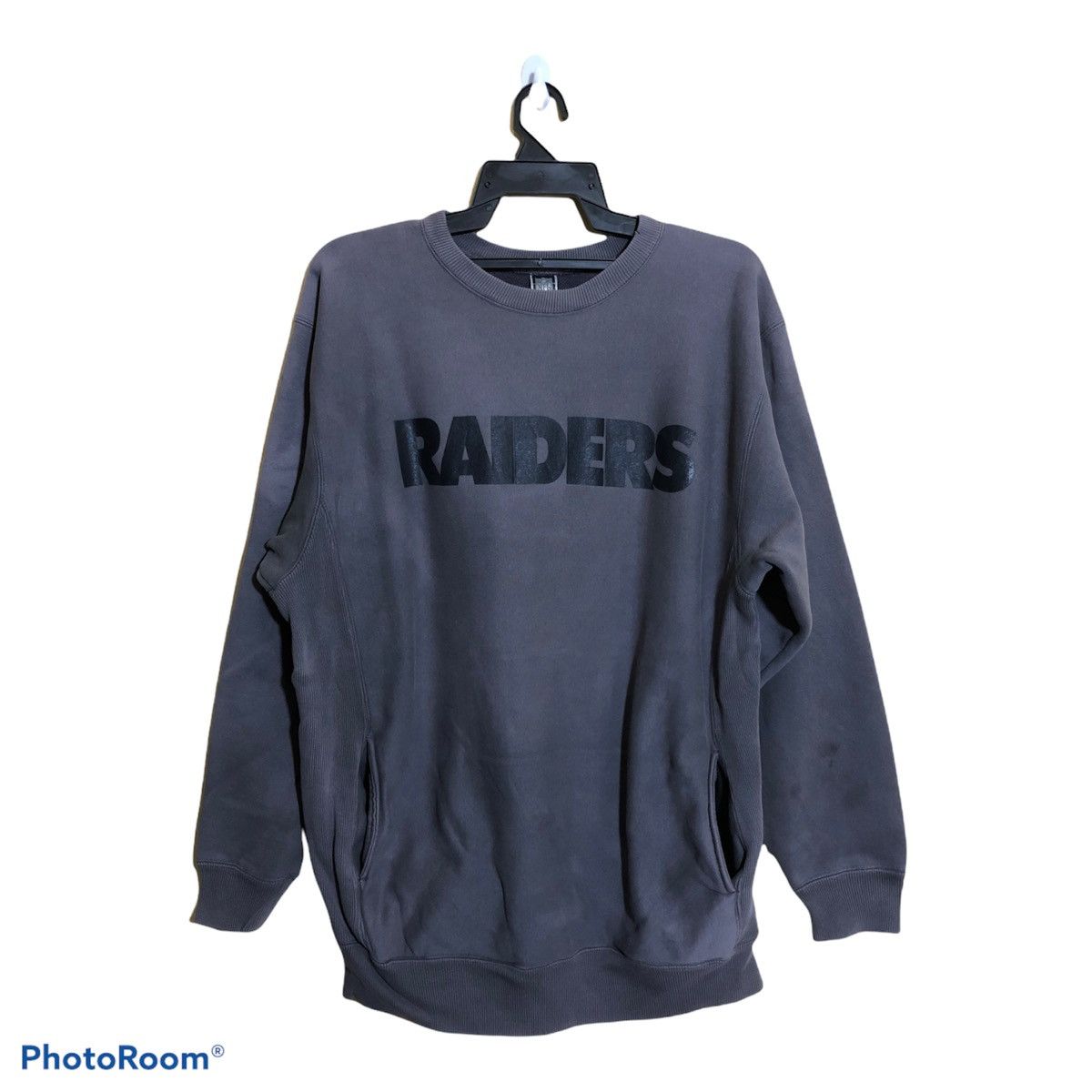Goldwin × NFL × Vintage Vintage RAIDERS sweatshirt by NFL x Goldwin distressed Size US L / EU 52-54 / 3 - 1 Thumbnail