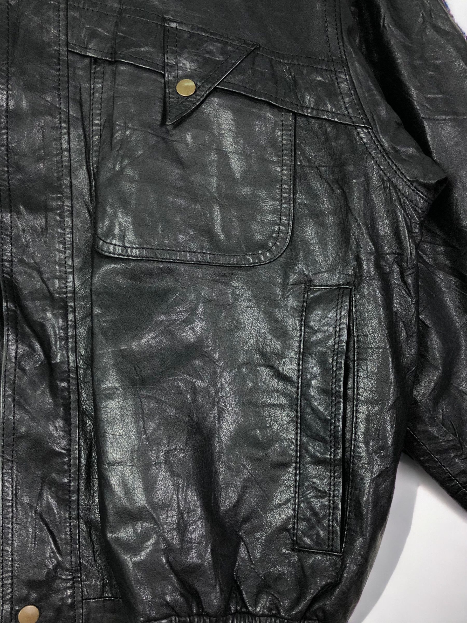 Vintage RARE🔥VINTAGE 80’S SAN MIRAGE COWHIDE BOMBER LEATHER JACKET Size US M / EU 48-50 / 2 - 6 Thumbnail