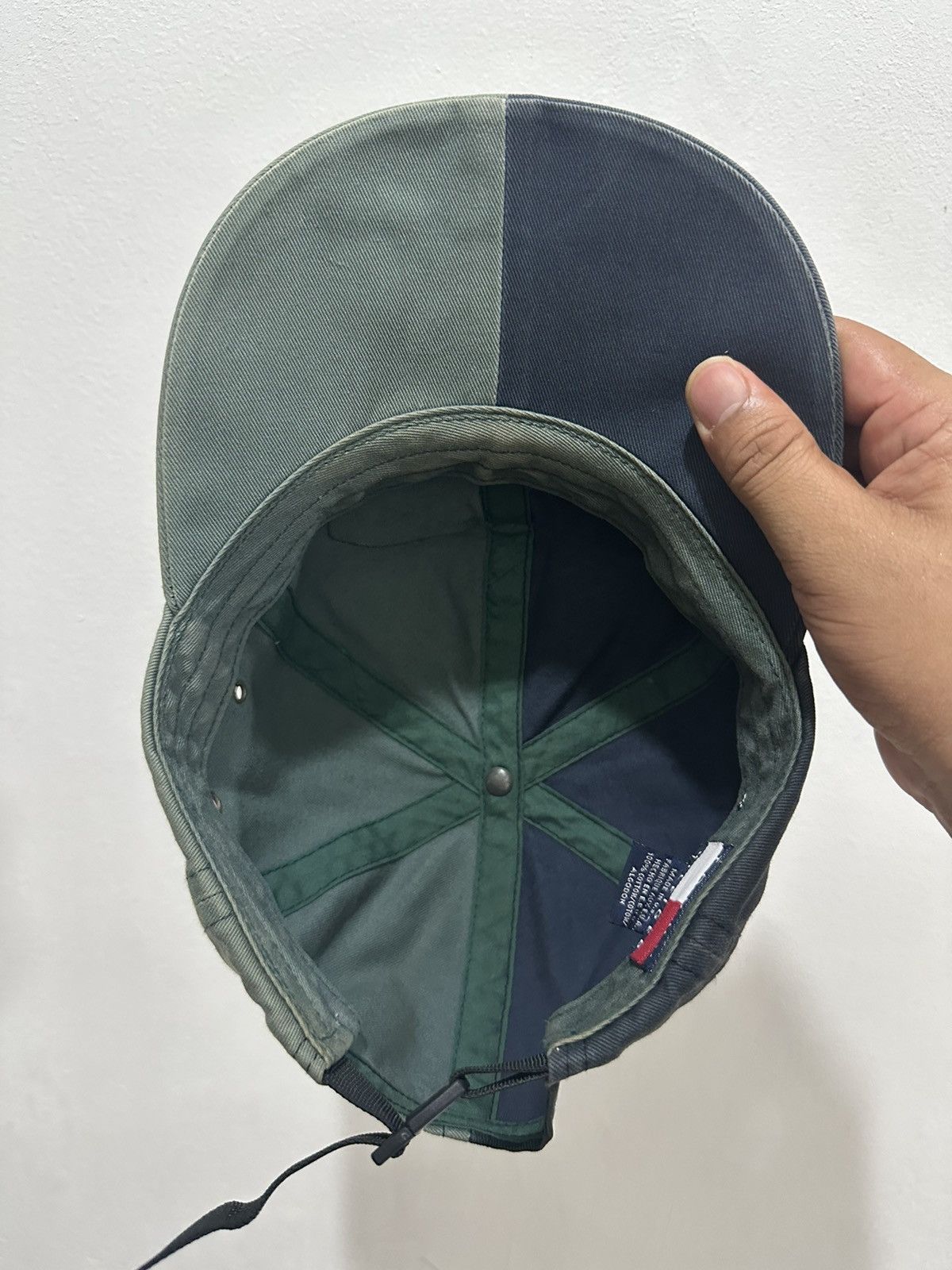 Tommy Hilfiger 90’s Tommy Surfing 2 Tones Color Block Made In USA Hat Size ONE SIZE - 5 Thumbnail