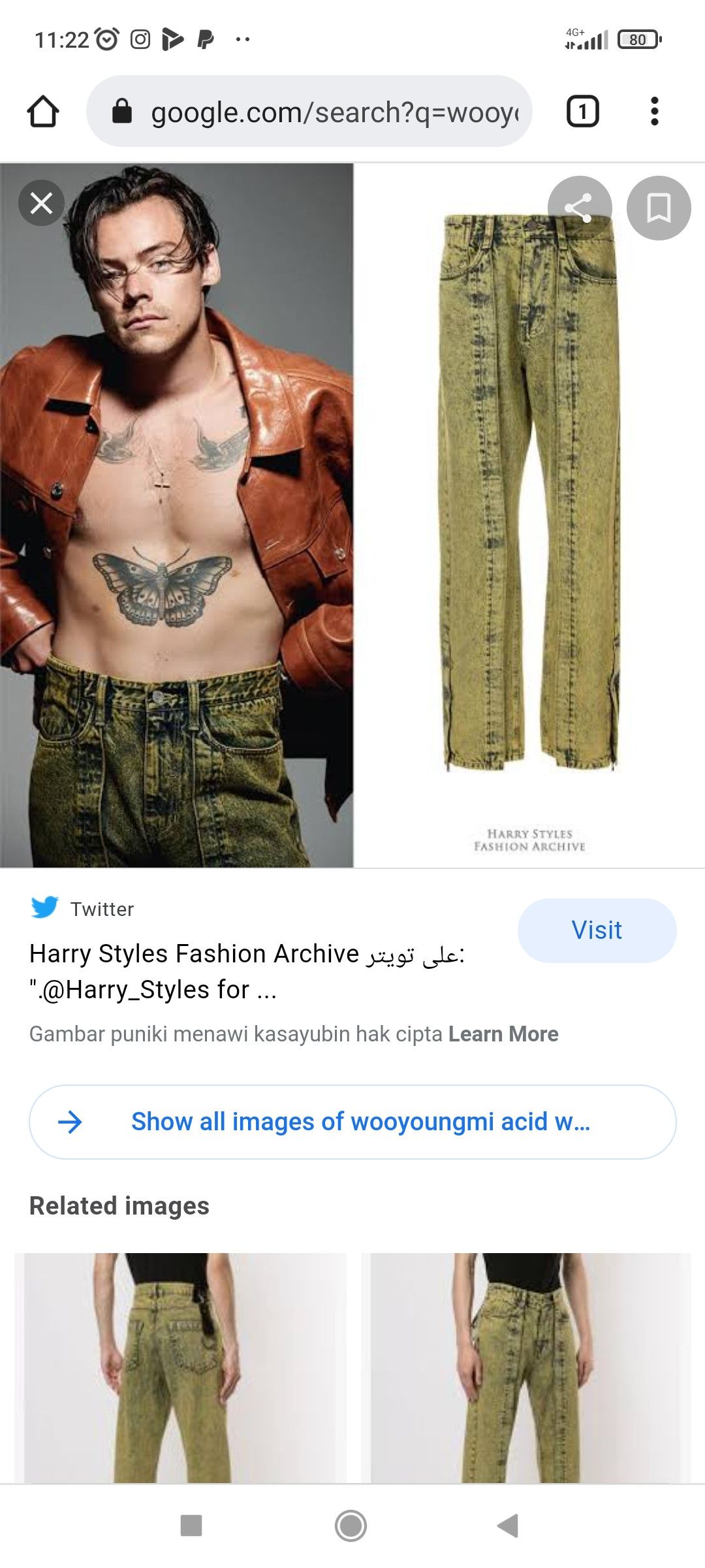 Wooyoungmi Wooyoungmi Paris Orange Washed Denim Jeans Size US 30 / EU 46 - 17 Thumbnail