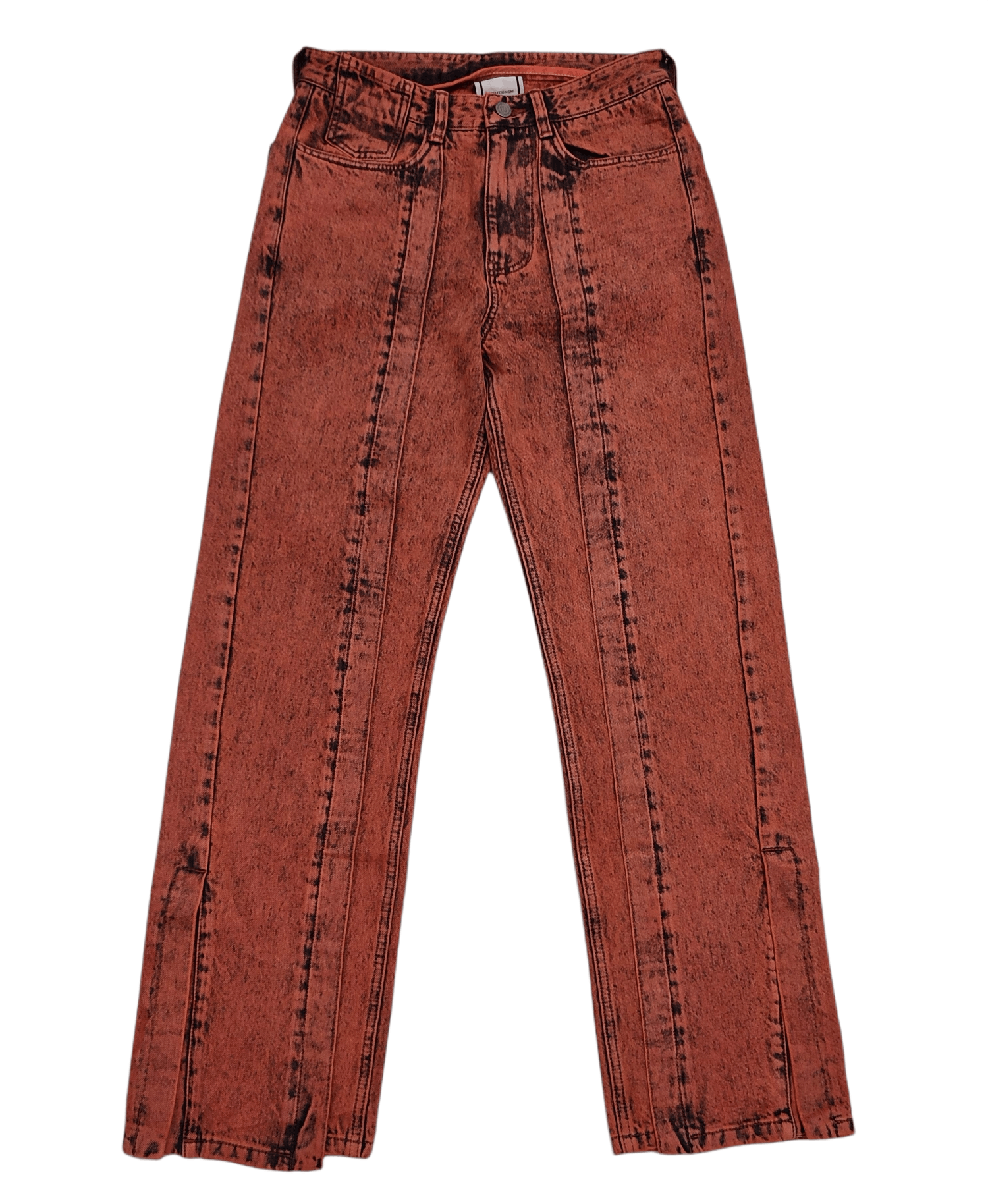 Wooyoungmi Wooyoungmi Paris Orange Washed Denim Jeans Size US 30 / EU 46 - 1 Thumbnail