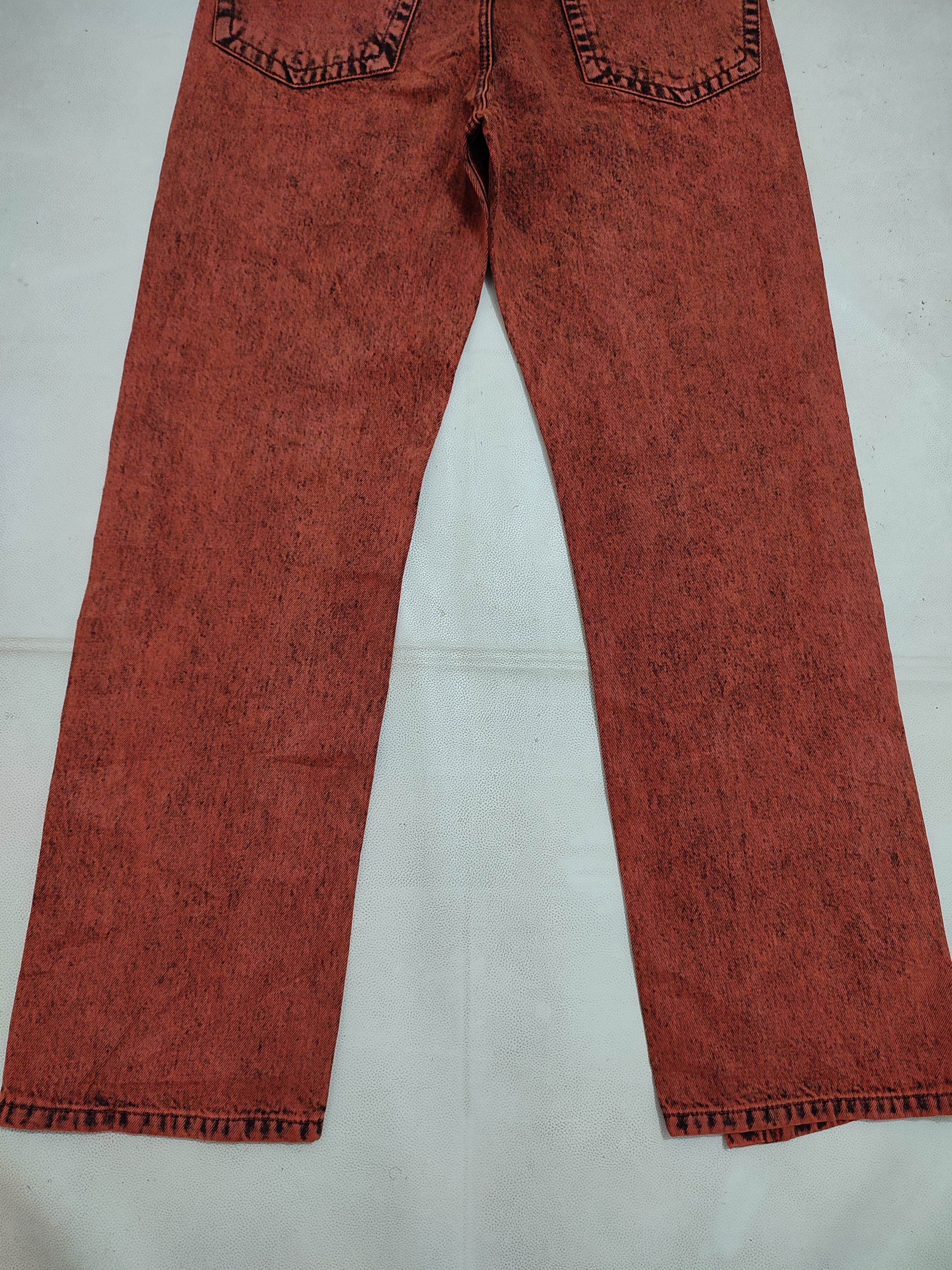 Wooyoungmi Wooyoungmi Paris Orange Washed Denim Jeans Size US 30 / EU 46 - 7 Thumbnail