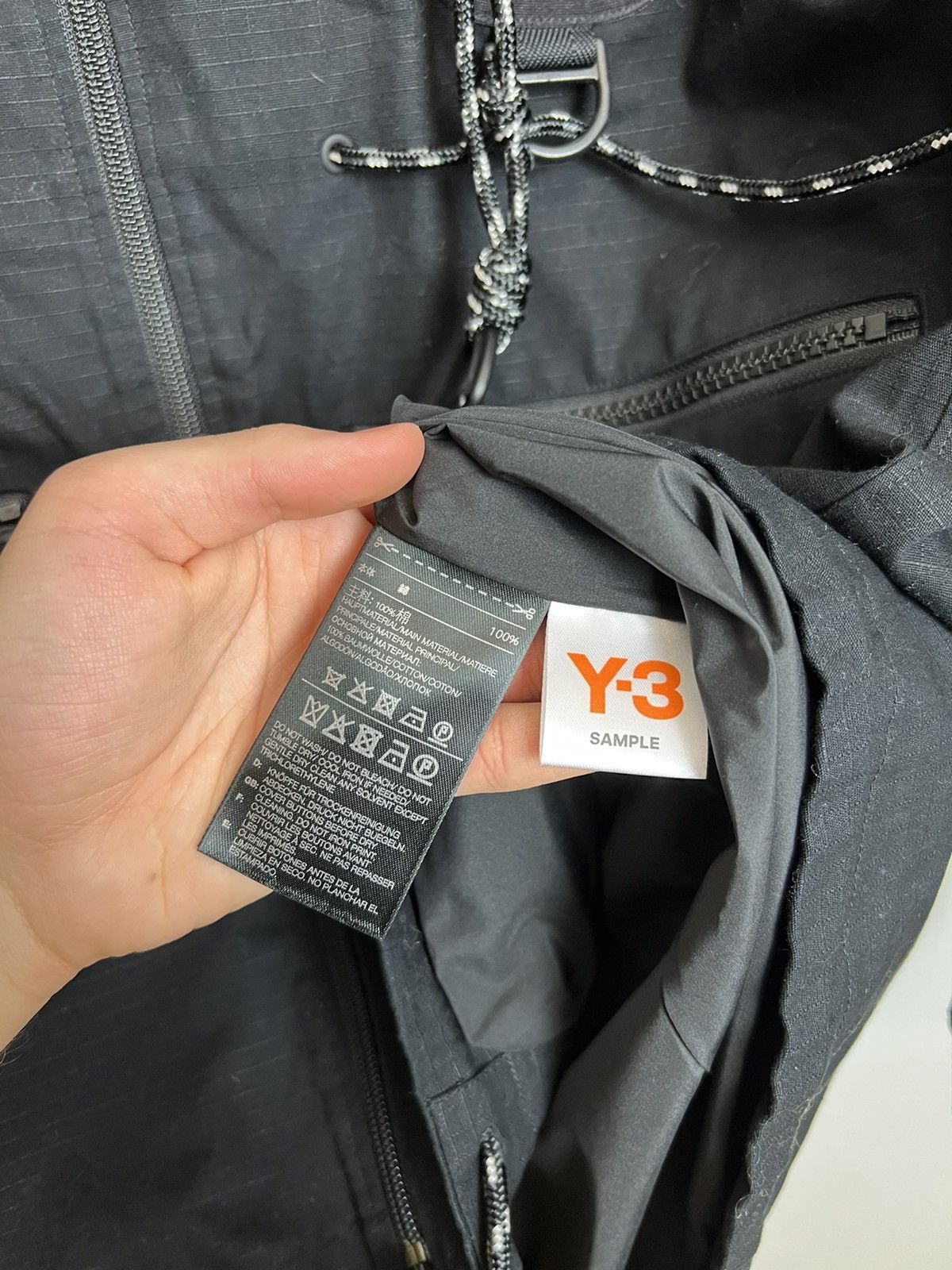 Adidas SAMPLE Y-3 Adidas Parka Jacket Small Techwear Hype Very Rare Size US S / EU 44-46 / 1 - 6 Thumbnail