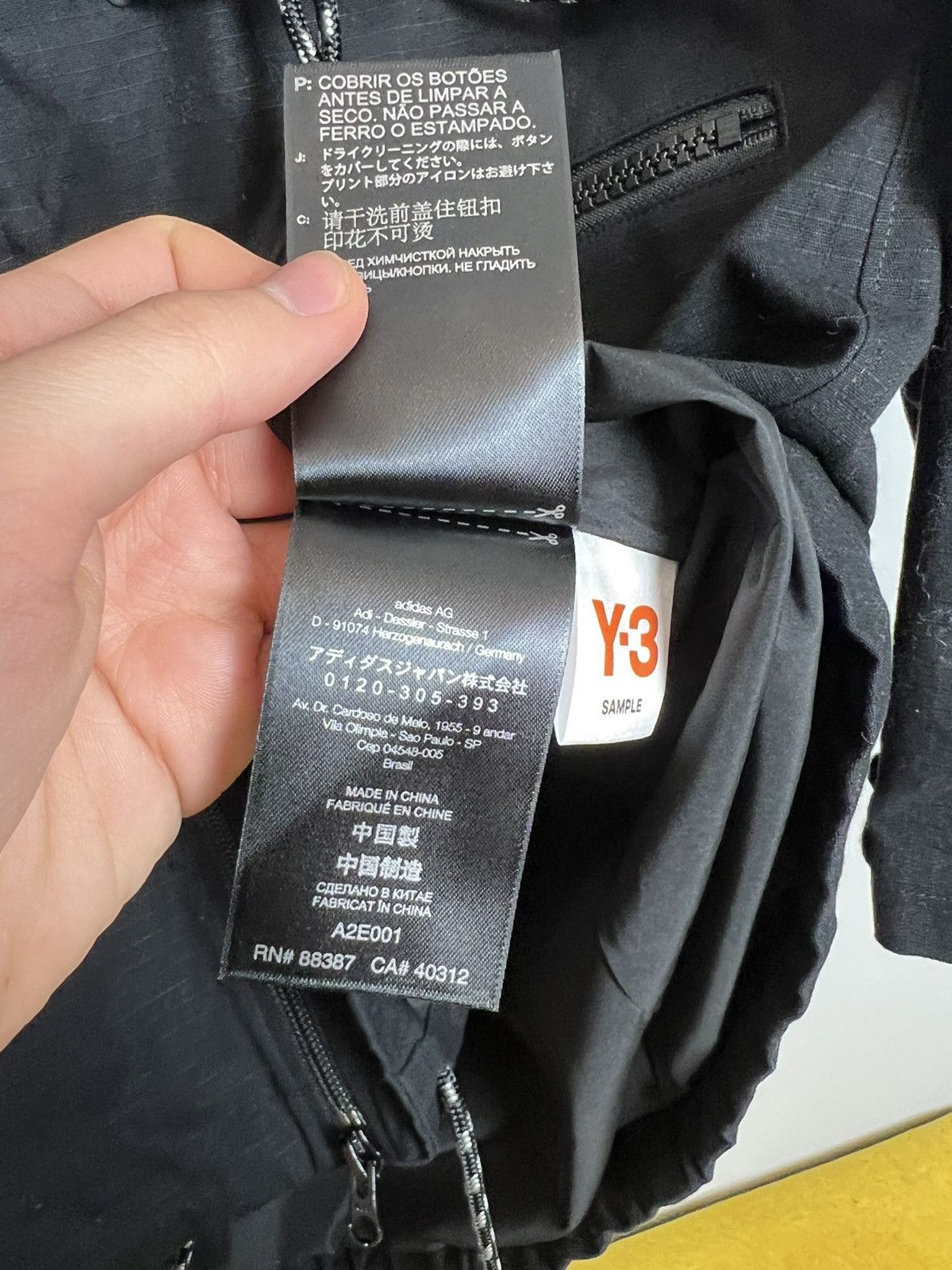 Adidas SAMPLE Y-3 Adidas Parka Jacket Small Techwear Hype Very Rare Size US S / EU 44-46 / 1 - 7 Thumbnail