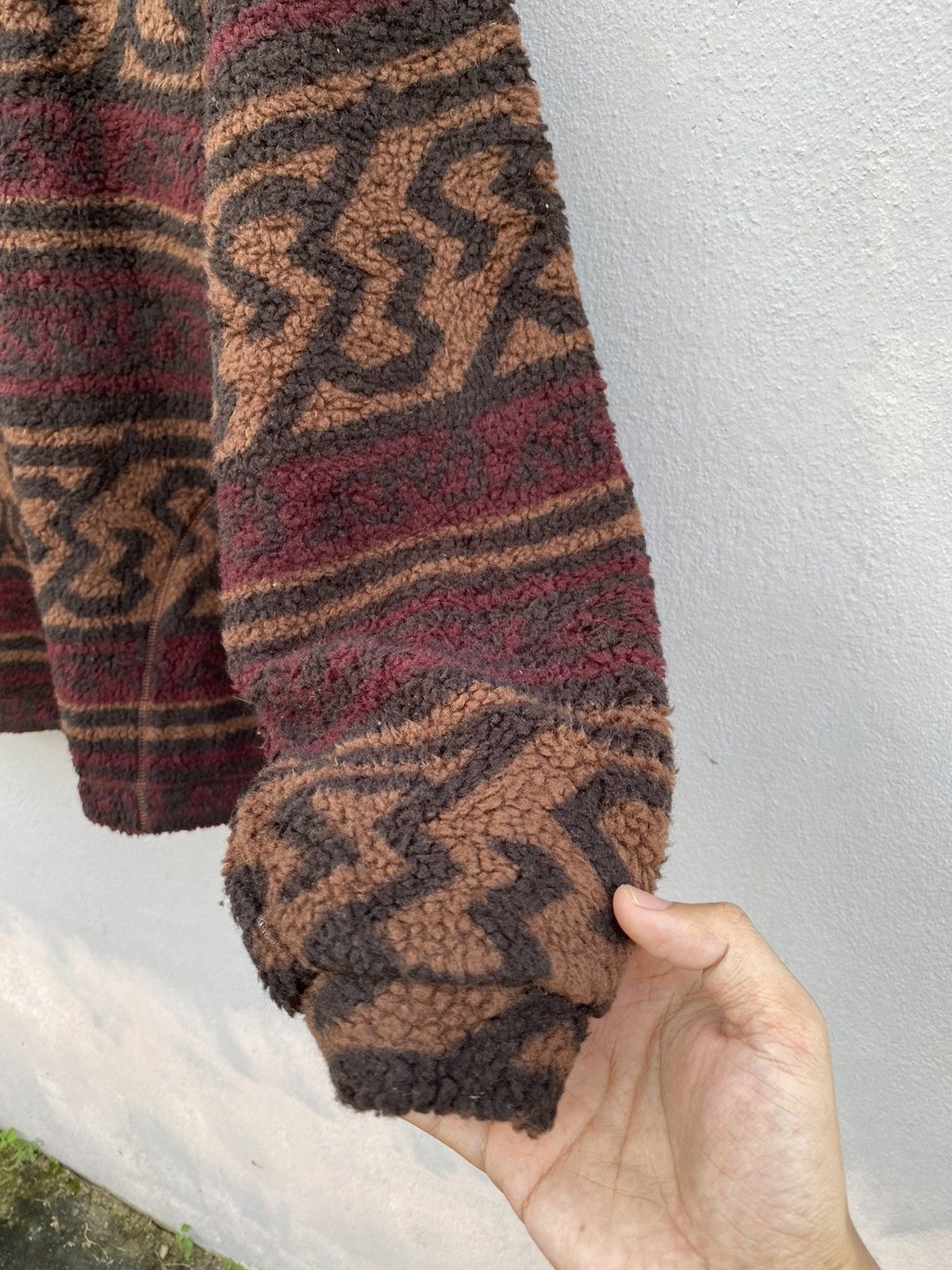 Japanese Brand × Vintage Vintage NPCA Designed by Team Hamano Brown Deep Pile Fleece Size US L / EU 52-54 / 3 - 4 Thumbnail