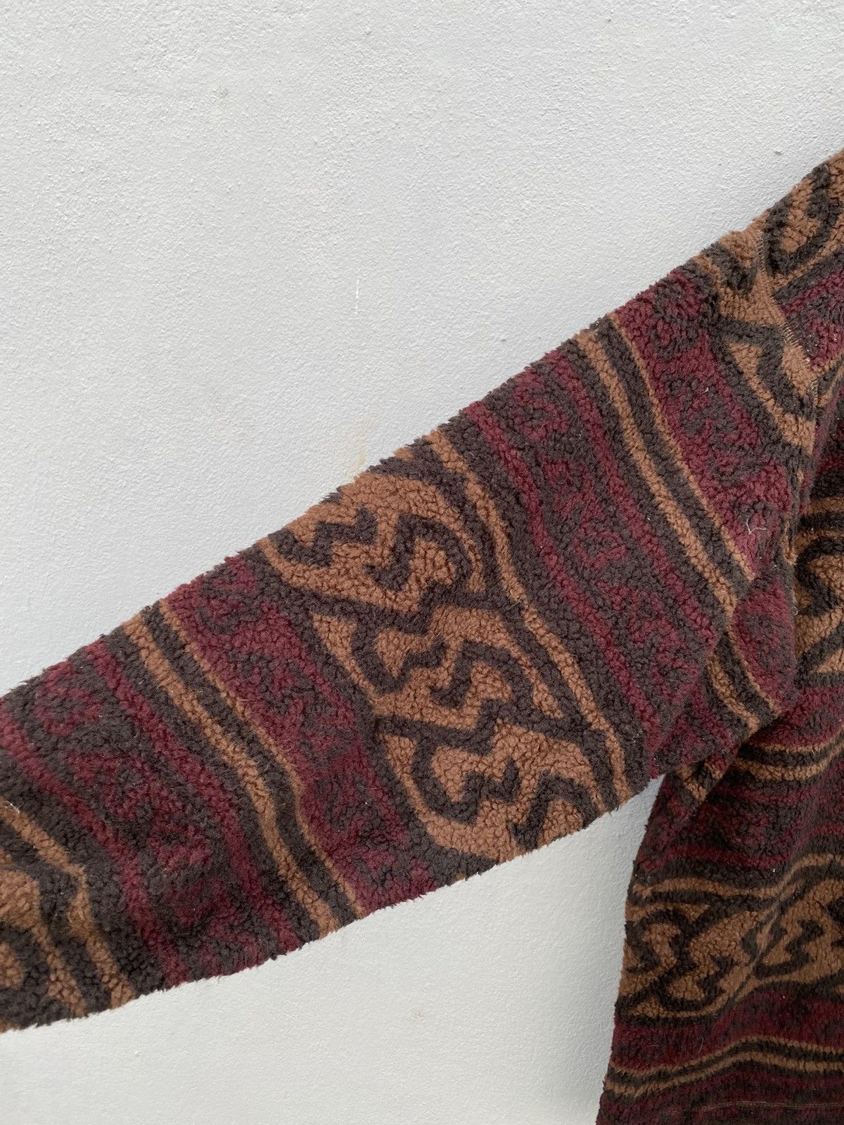 Japanese Brand × Vintage Vintage NPCA Designed by Team Hamano Brown Deep Pile Fleece Size US L / EU 52-54 / 3 - 9 Thumbnail