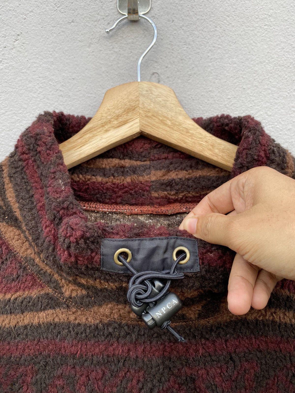 Japanese Brand × Vintage Vintage NPCA Designed by Team Hamano Brown Deep Pile Fleece Size US L / EU 52-54 / 3 - 6 Thumbnail
