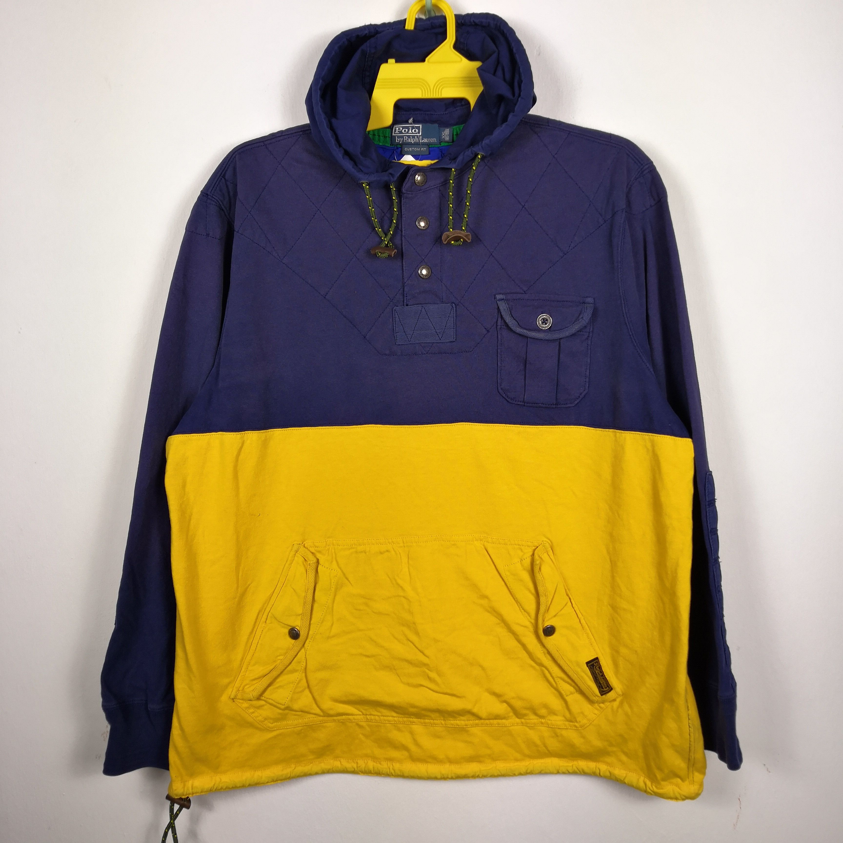 Polo Ralph Lauren × Vintage Polo Ralph Lauren Sweatshirt Sweater Jacket Hoodie BS17647 Size US L / EU 52-54 / 3 - 3 Thumbnail