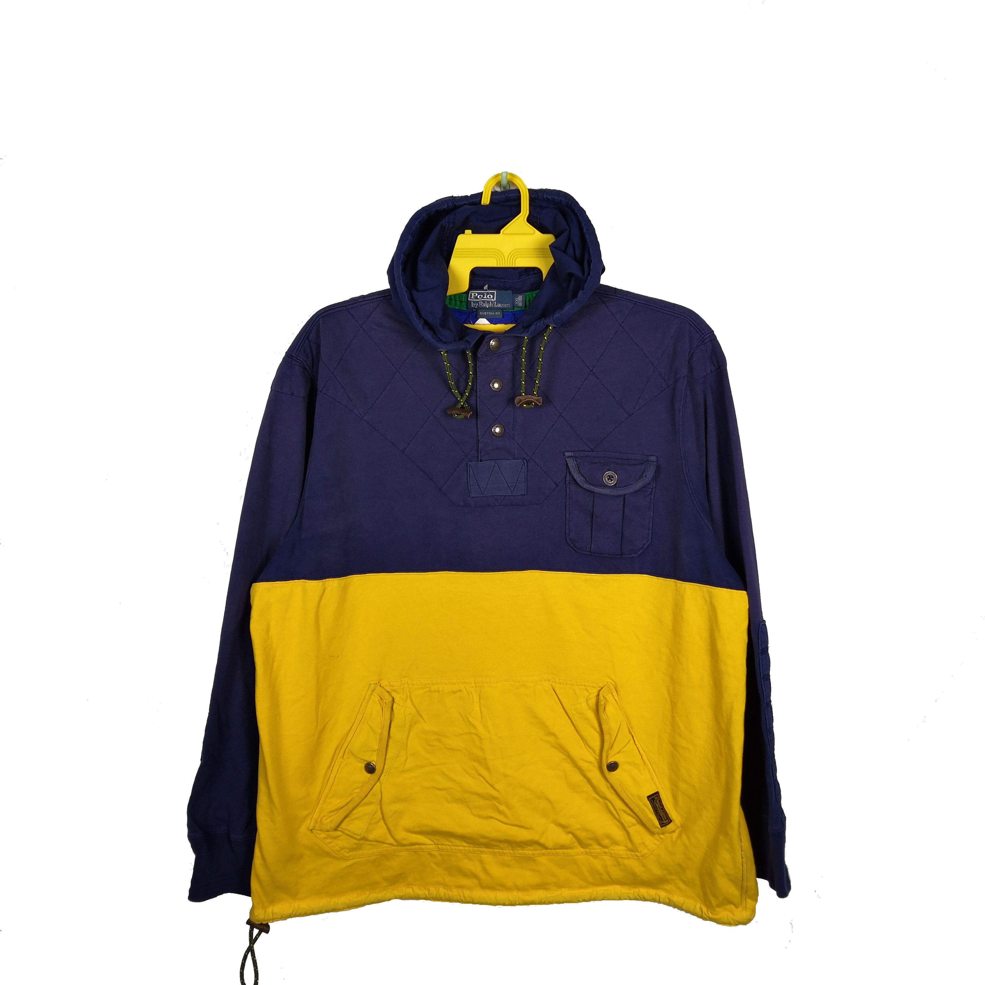 Polo Ralph Lauren × Vintage Polo Ralph Lauren Sweatshirt Sweater Jacket Hoodie BS17647 Size US L / EU 52-54 / 3 - 2 Thumbnail