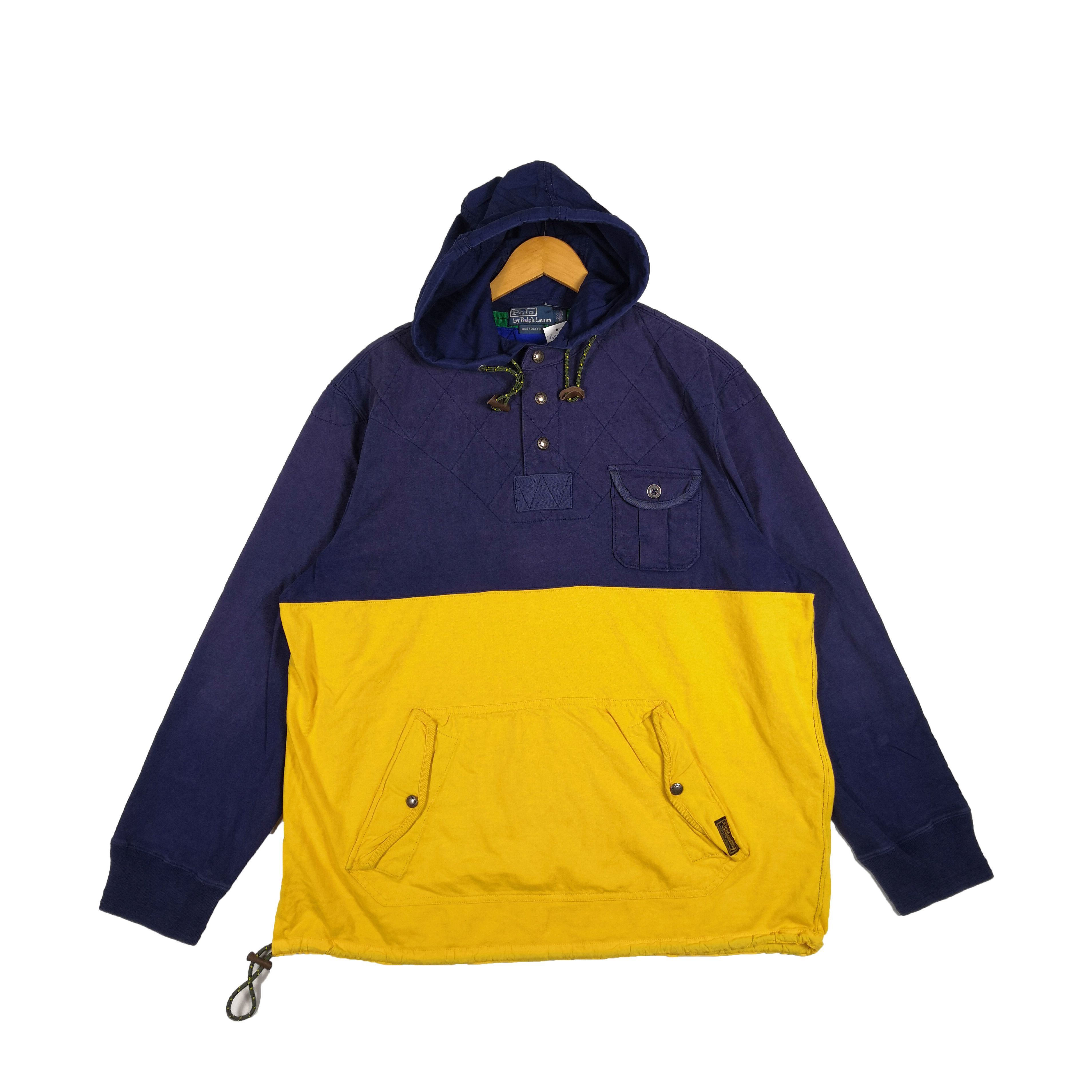 Polo Ralph Lauren × Vintage Polo Ralph Lauren Sweatshirt Sweater Jacket Hoodie BS17647 Size US L / EU 52-54 / 3 - 1 Thumbnail
