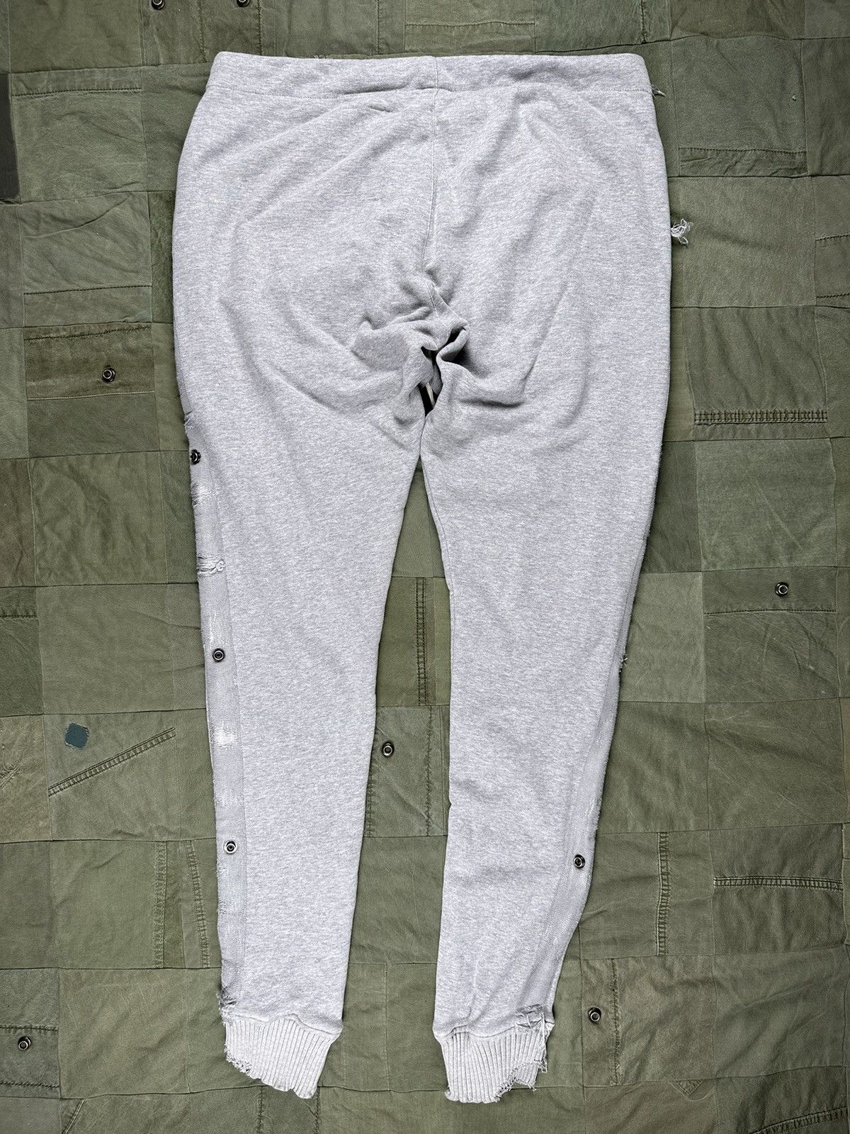 Greg Lauren Destroyed GL Sweatpants Size US 34 / EU 50 - 3 Thumbnail
