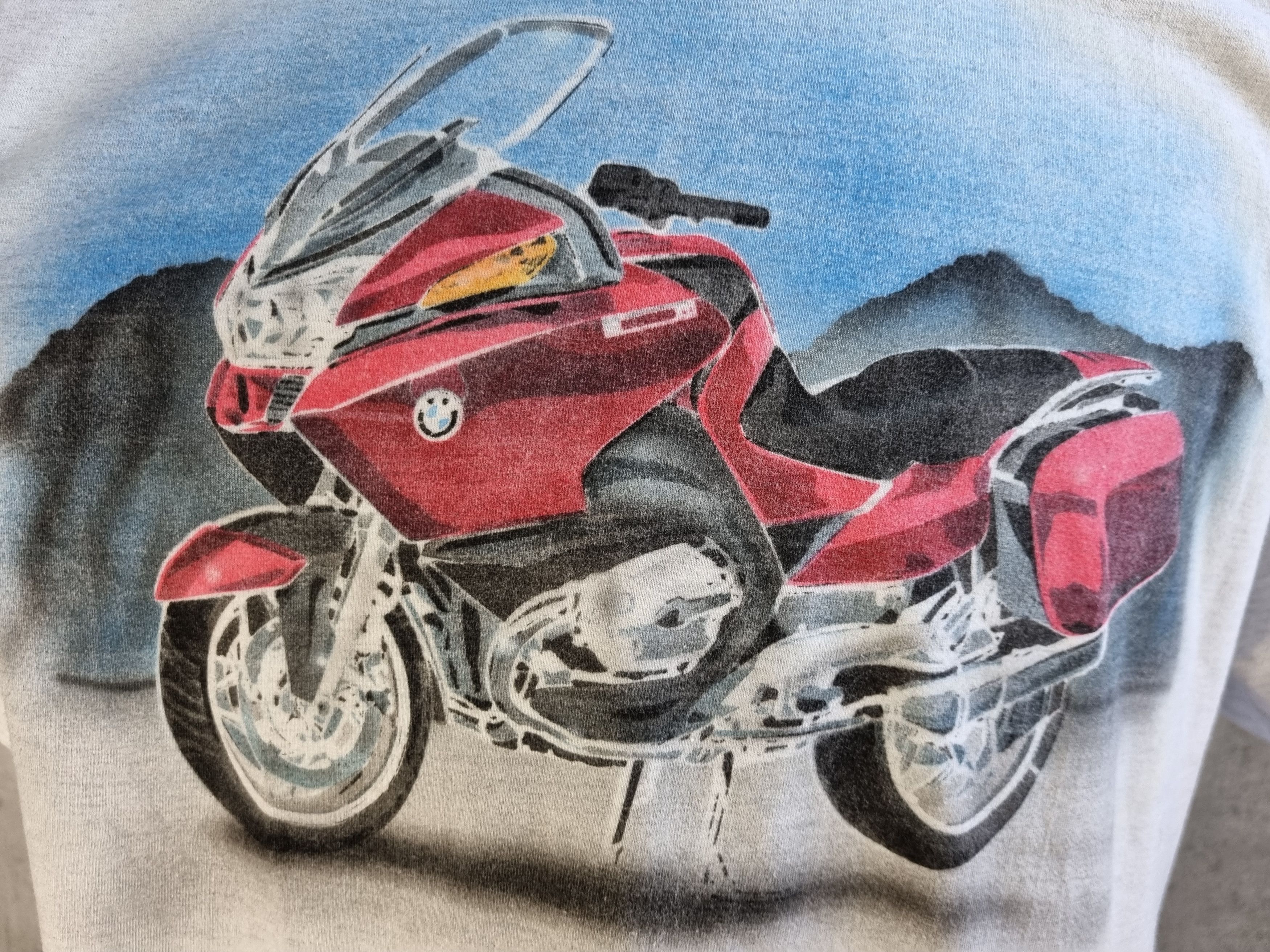 BMW × Formula 1 🏍 BMW Motorcycle Painting Art tee shirt Size US L / EU 52-54 / 3 - 3 Thumbnail