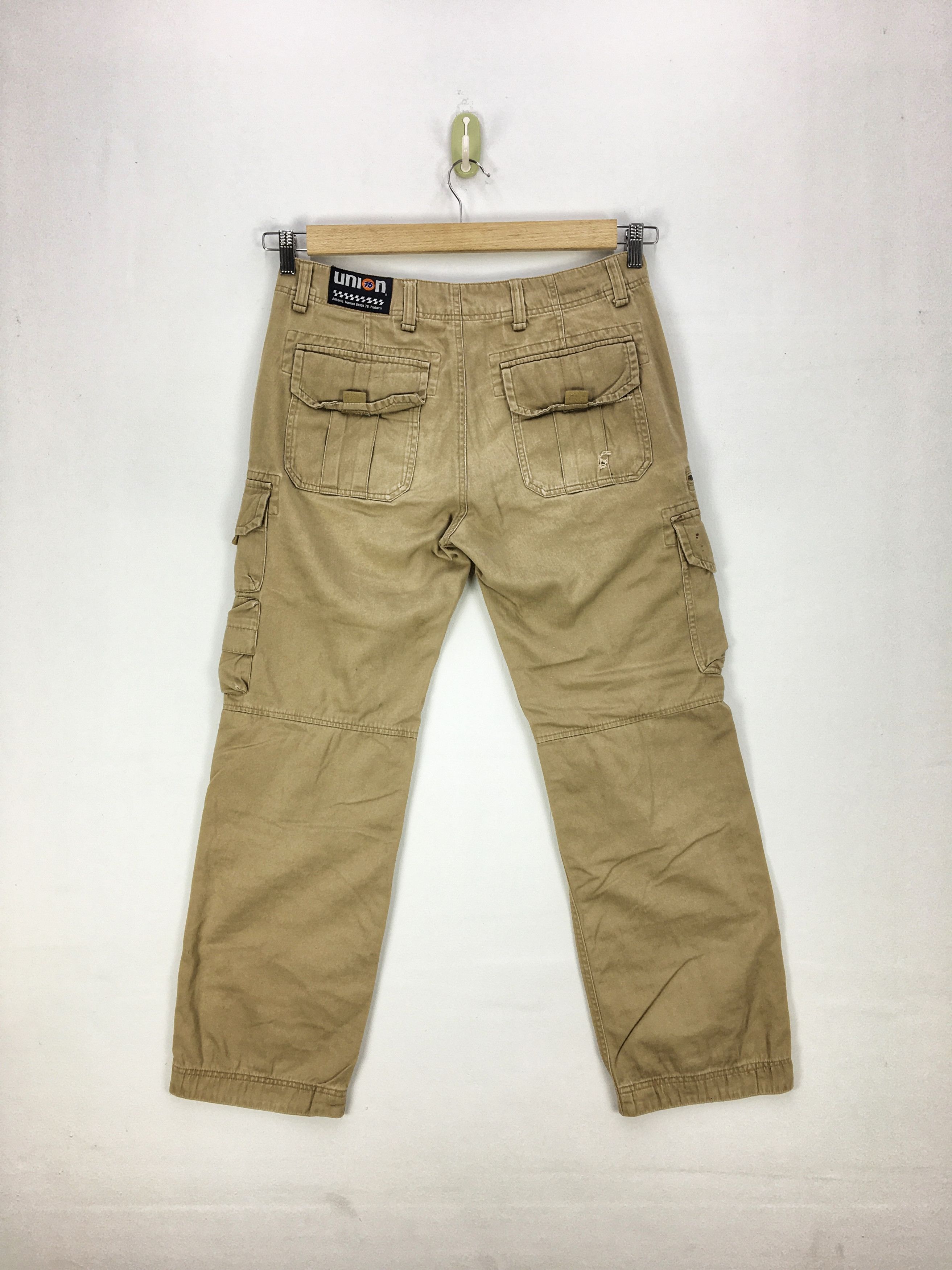 Japanese Brand × Vintage Union 76 Product Cargo Pants Japanese Racing Trousers Size US 32 / EU 48 - 2 Thumbnail
